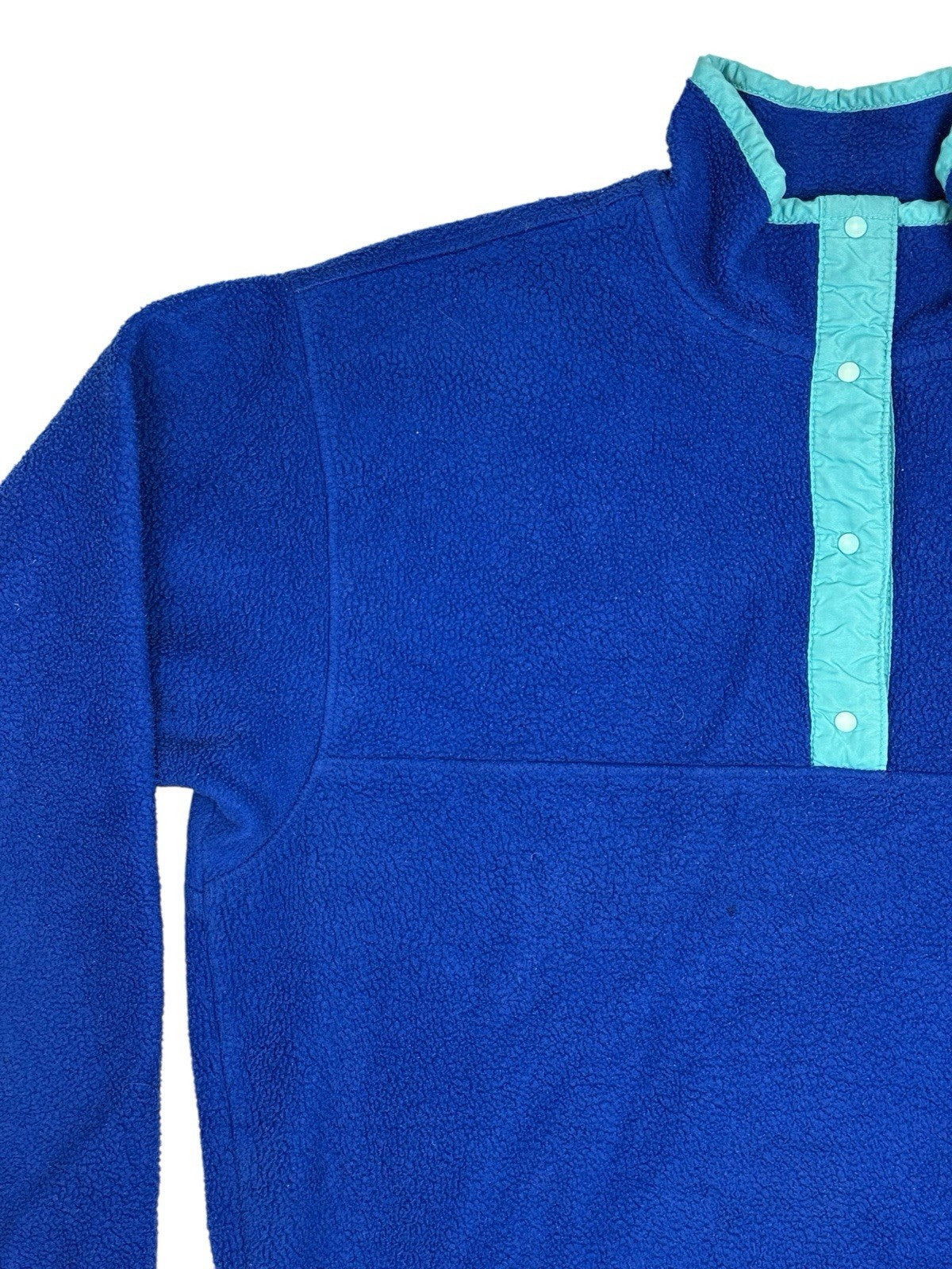 Patagonia Blue Retro Snap Fleece Jumper Size 12