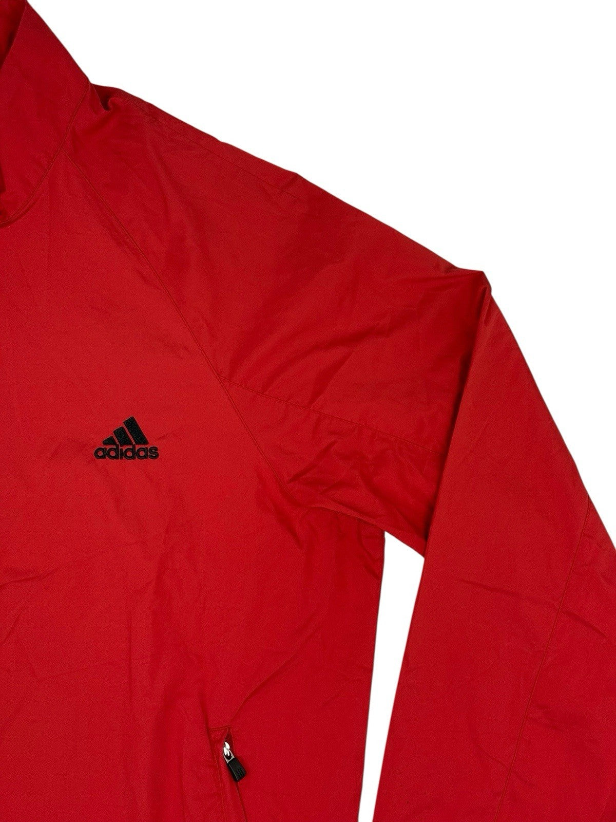 Adidas Retro Red 1/4 Zip Track Jacket Large