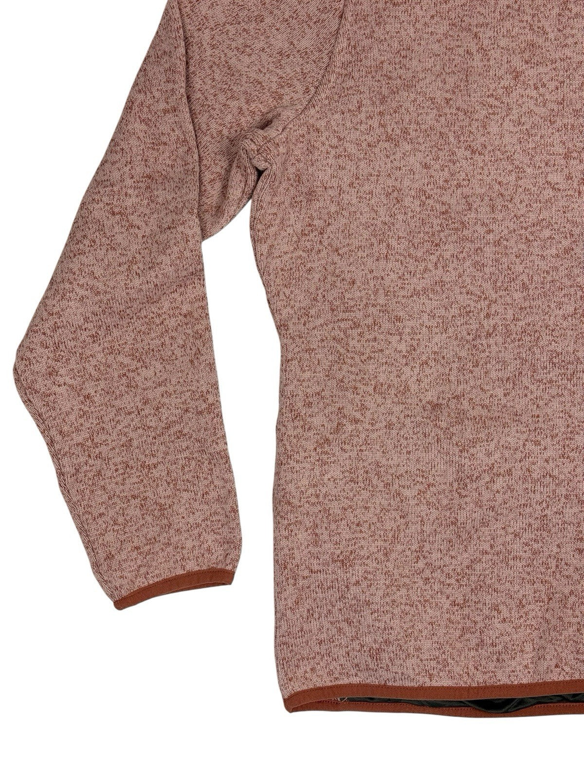 LL Bean Pink Sweater Fleece Pullover Jumper Small
