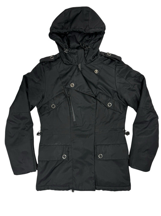 Sergio Tacchini Black Insulated Rain Jacket UK 14 (46)