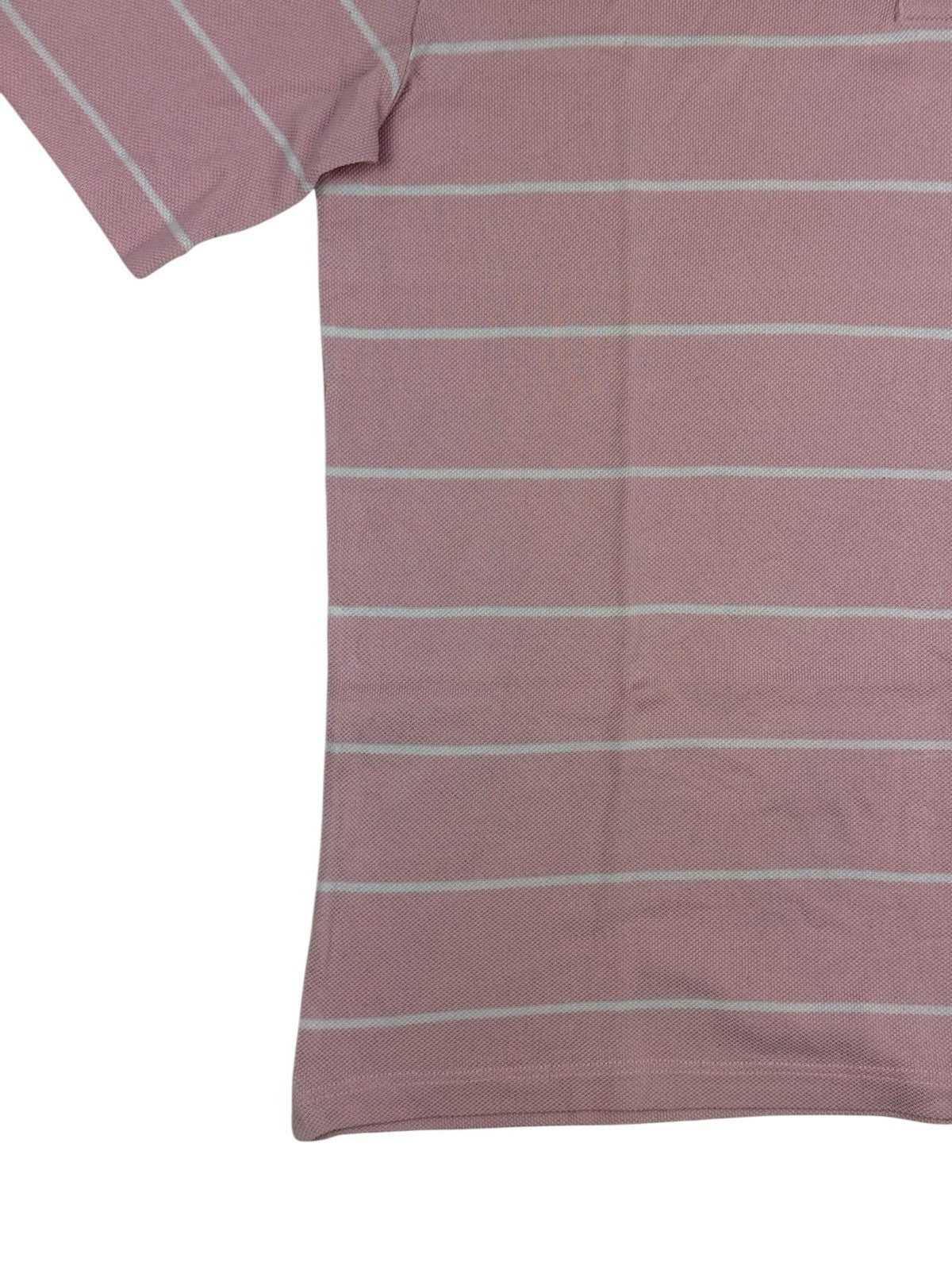 Polo Ralph Lauren Retro Pink Striped Golf Polo Medium