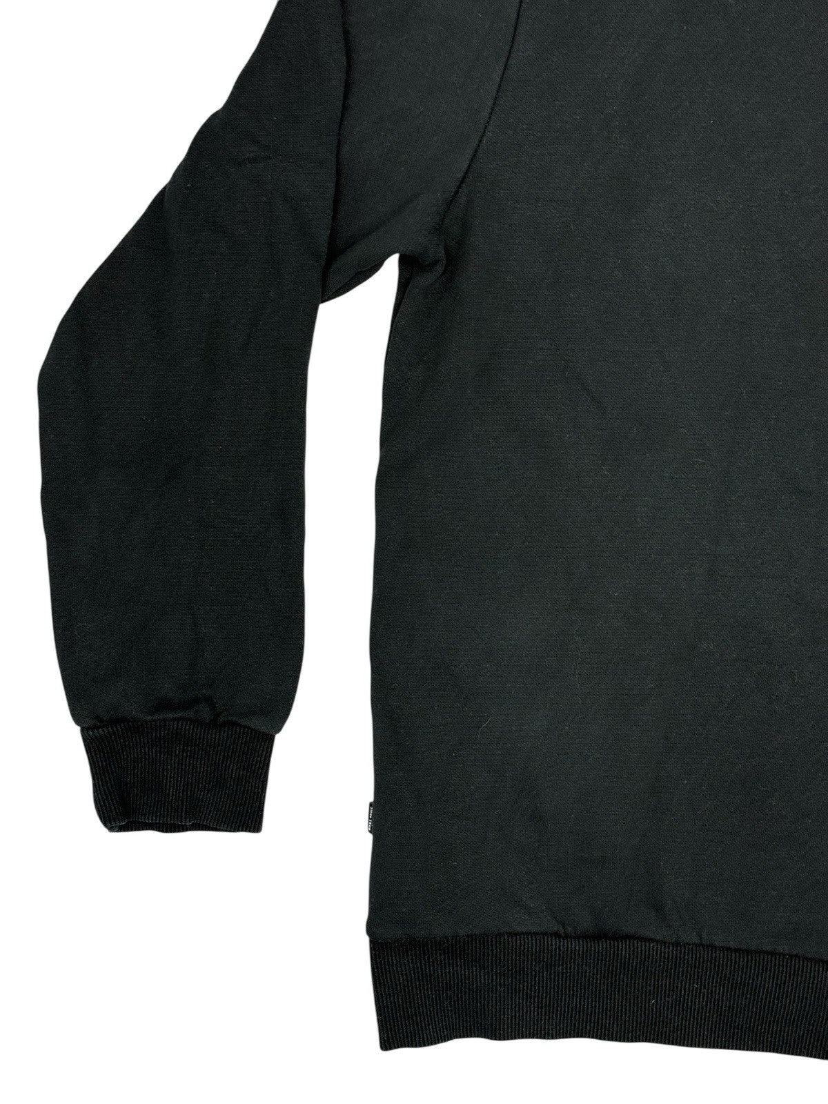 Puma Black Printed Logo Hoodie Medium