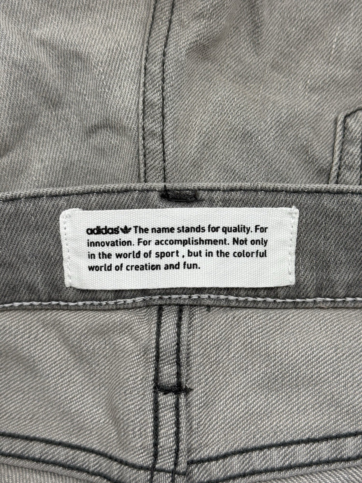 Adidas Originals Grey Denim Jeans 29W 35L