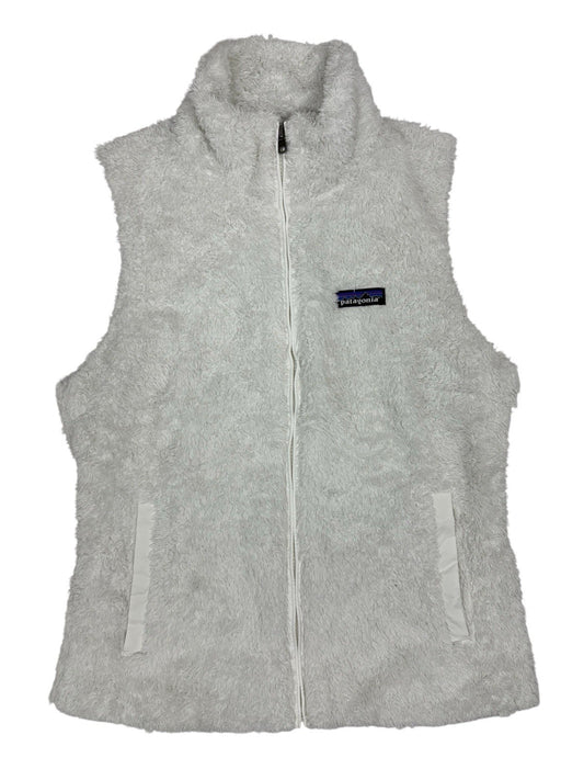 Patagonia White Los Gatos Fleece Gillet Bodywarmer Medium