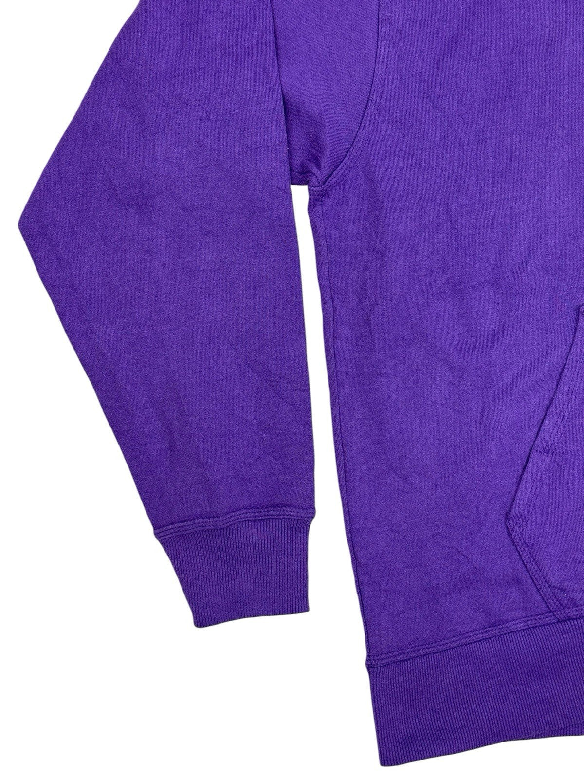 Champion Purple Spell Out Embroidered Hoodie XL