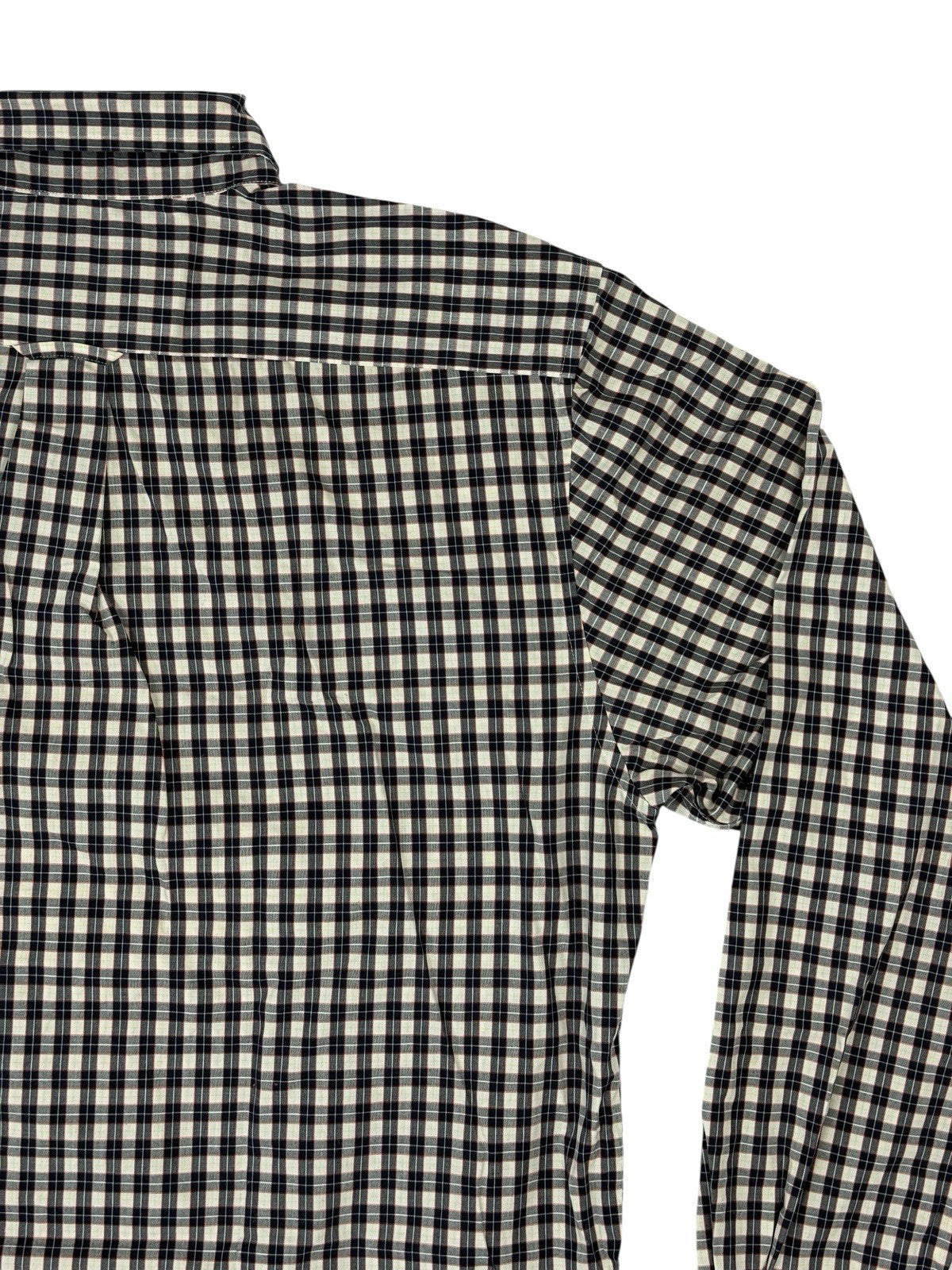 Nautica Retro Multicoloured Plaid Cotton Collared Shirt XL