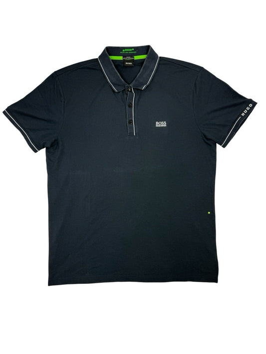 Hugo Boss Blue Slim Fit Polo Top XL