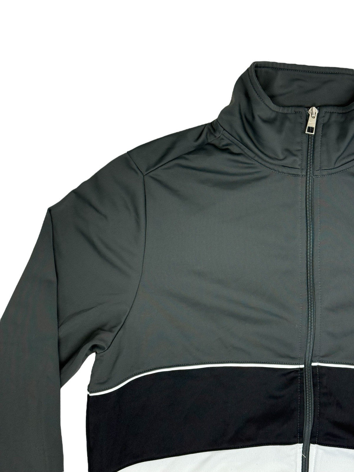 Nike Grey Zipped Track Jacket Medium