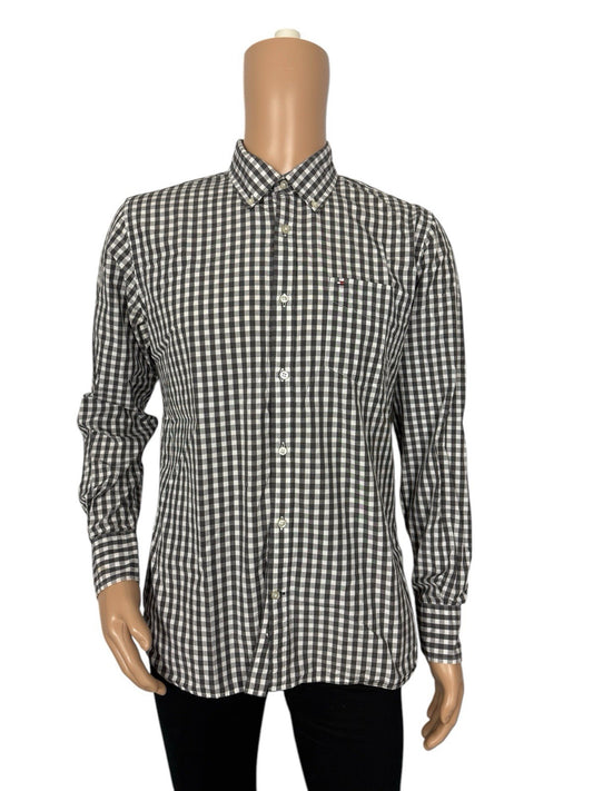 Tommy Hilfiger Grey Check Shirt Medium
