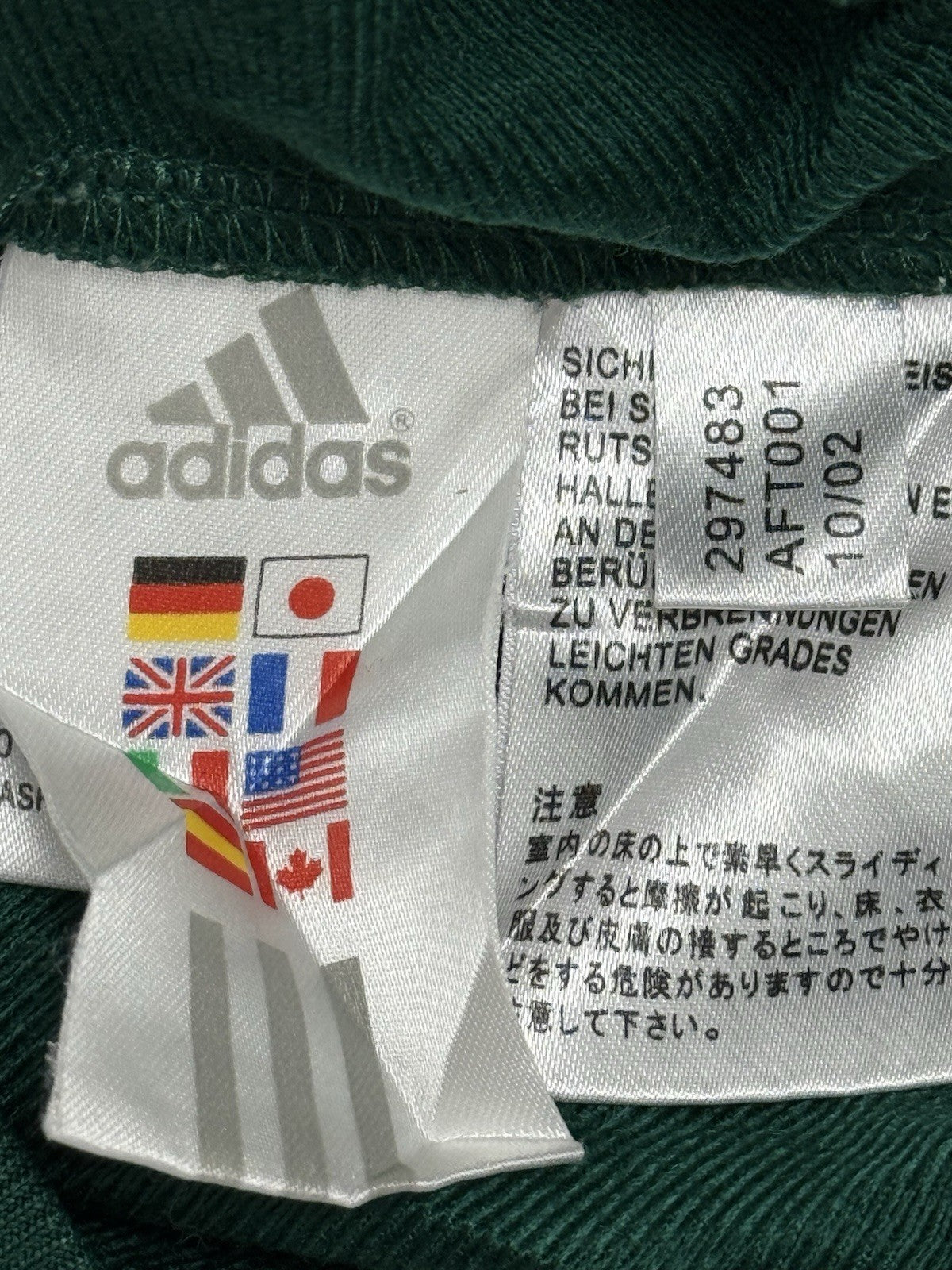 Adidas Vintage A.S. Goersdorf Zip Track Jacket Medium