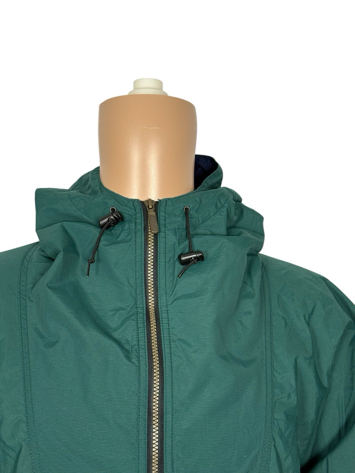 LL Bean Vintage Green Thinsulate Anorak Poncho Large