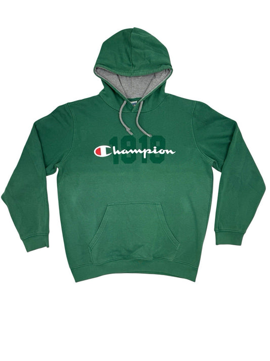 Champion Green Retro 1919 Hoodie Medium