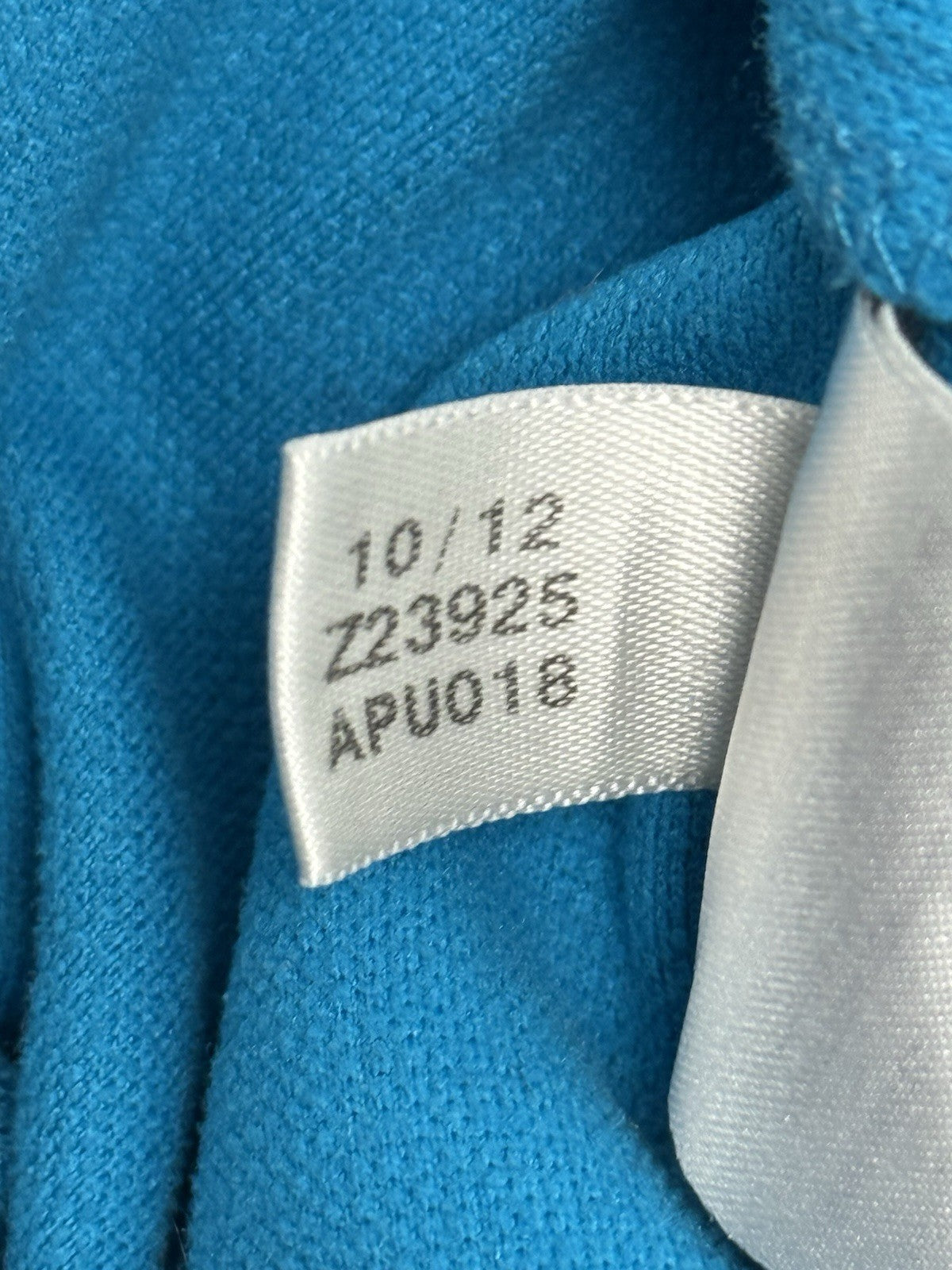 Adidas Real Madrid FC Blue Zip Track Jacket Youth XL (Age 15-16)