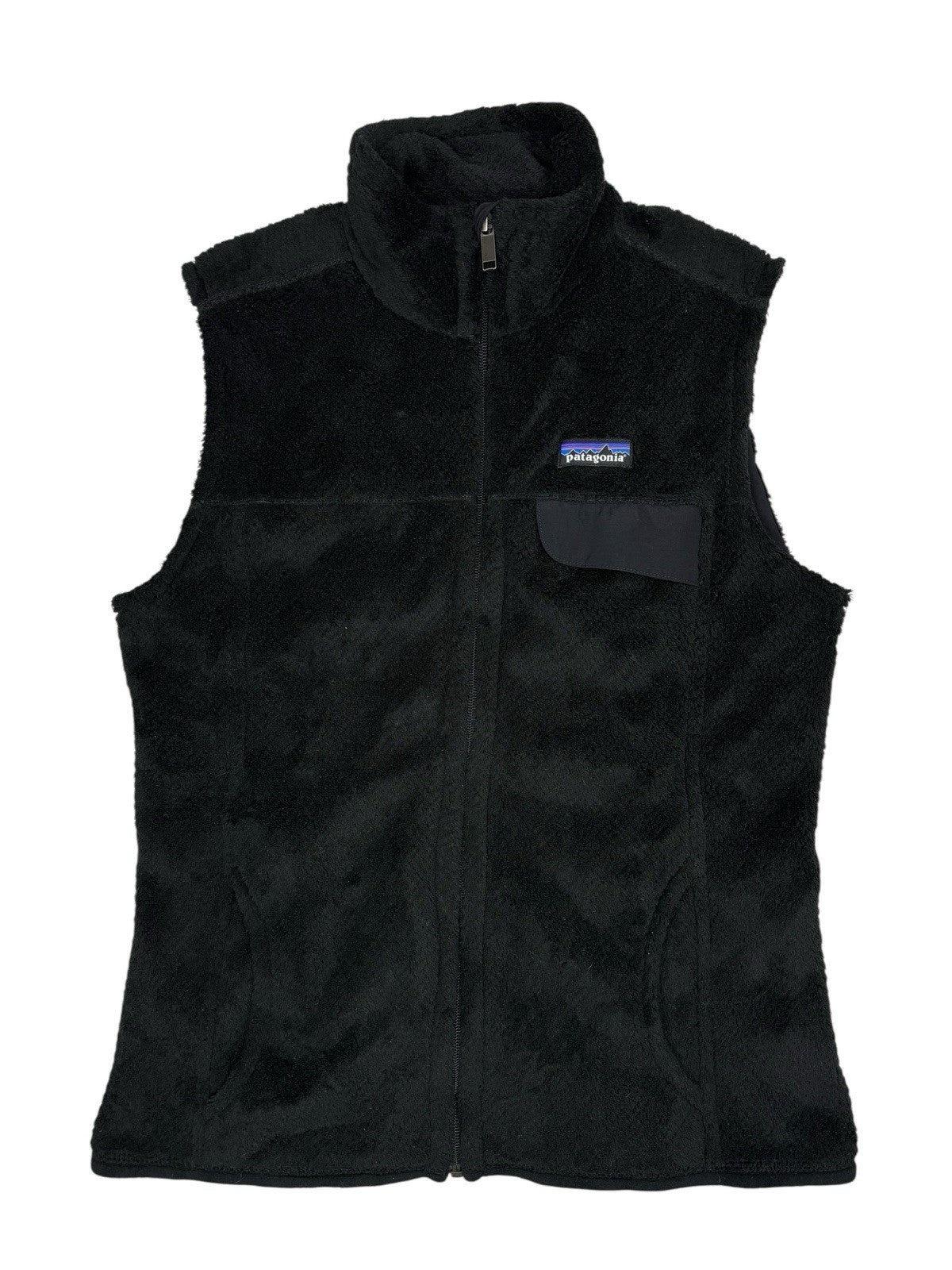 Patagonia Black Micro Pile Retool Fleece Gillet Bodywarmer Medium