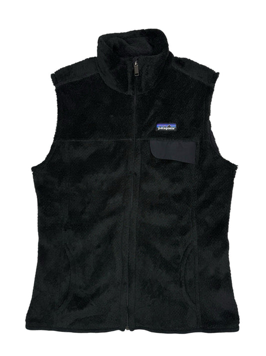 Patagonia Black Micro Pile Retool Fleece Gillet Bodywarmer Medium
