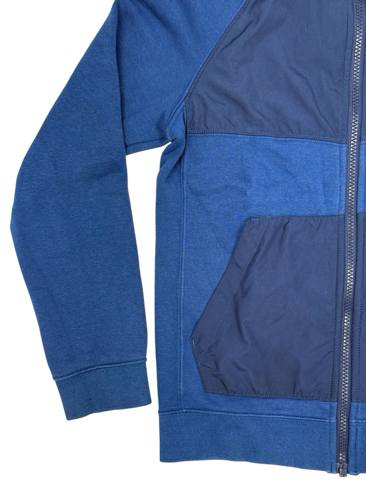 Nike Blue Zip Hooded Jacket Size Youth Medium
