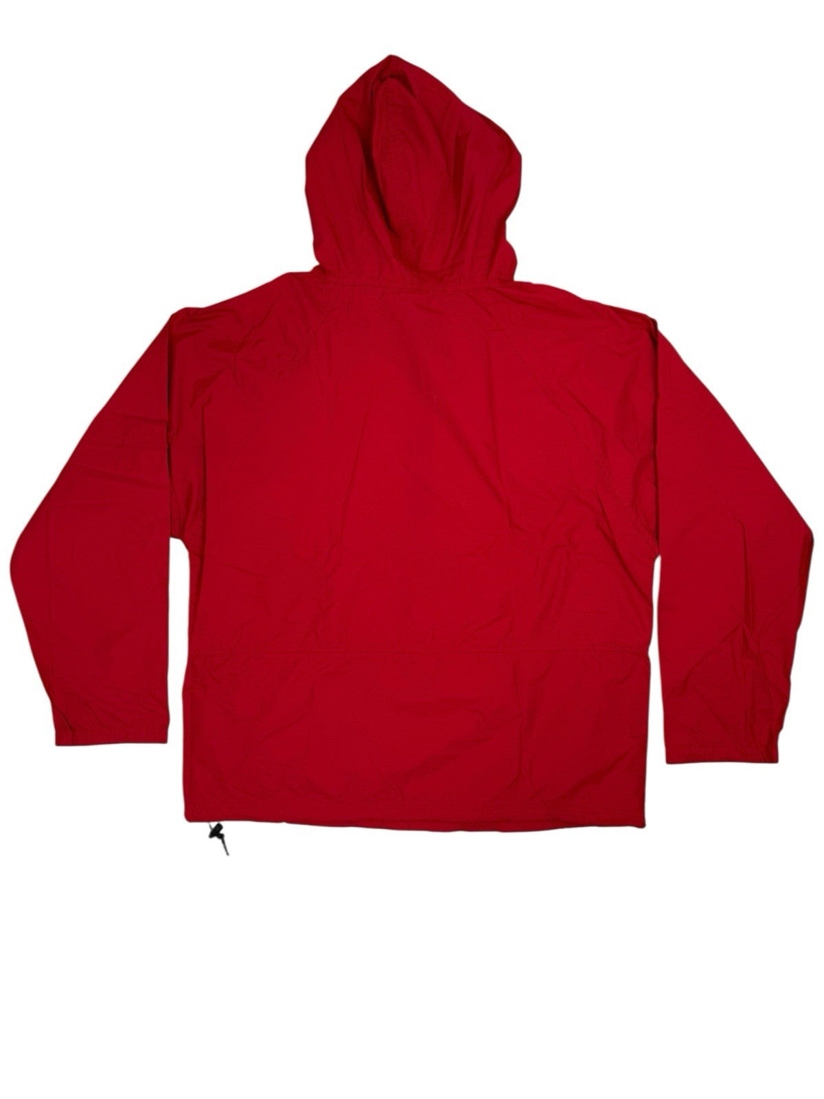 LL Bean Retro Red Pullover Anorak Poncho Large