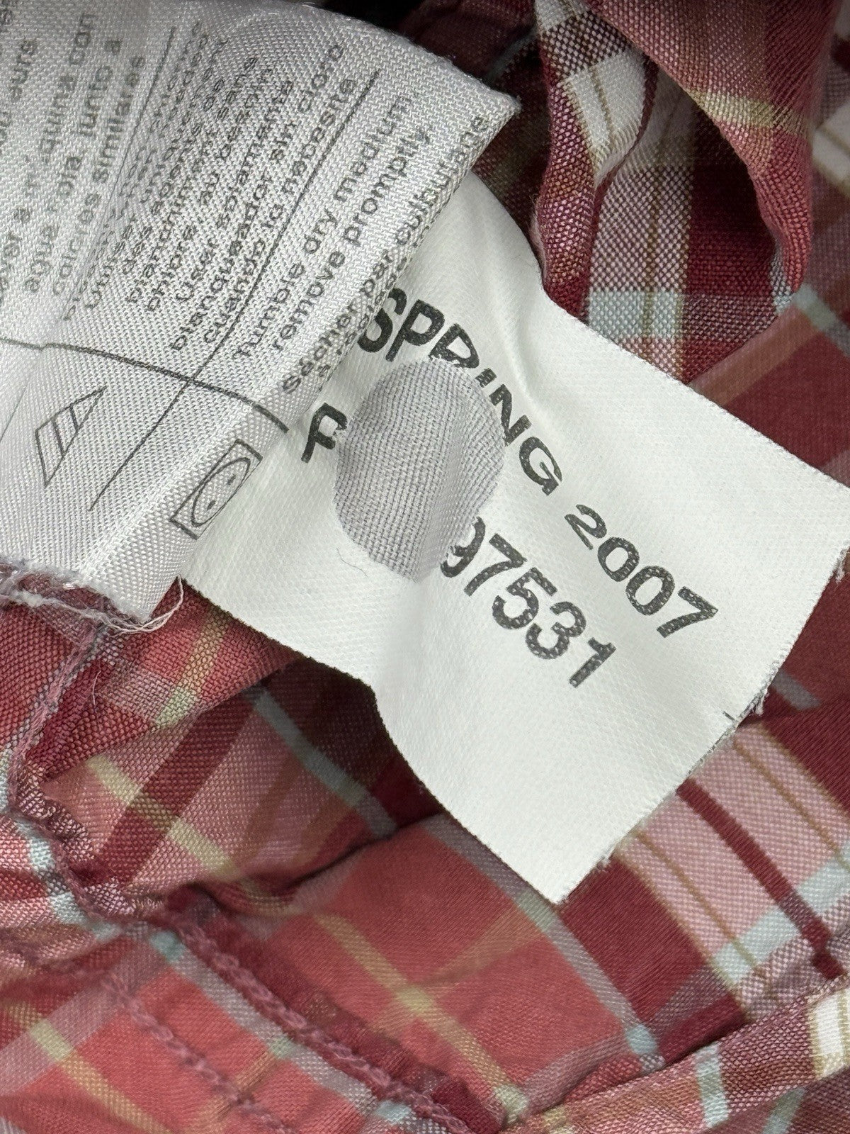 Carhartt Retro Red Plaid Short Sleeve Y2K Button Cotton Shirt 2XL