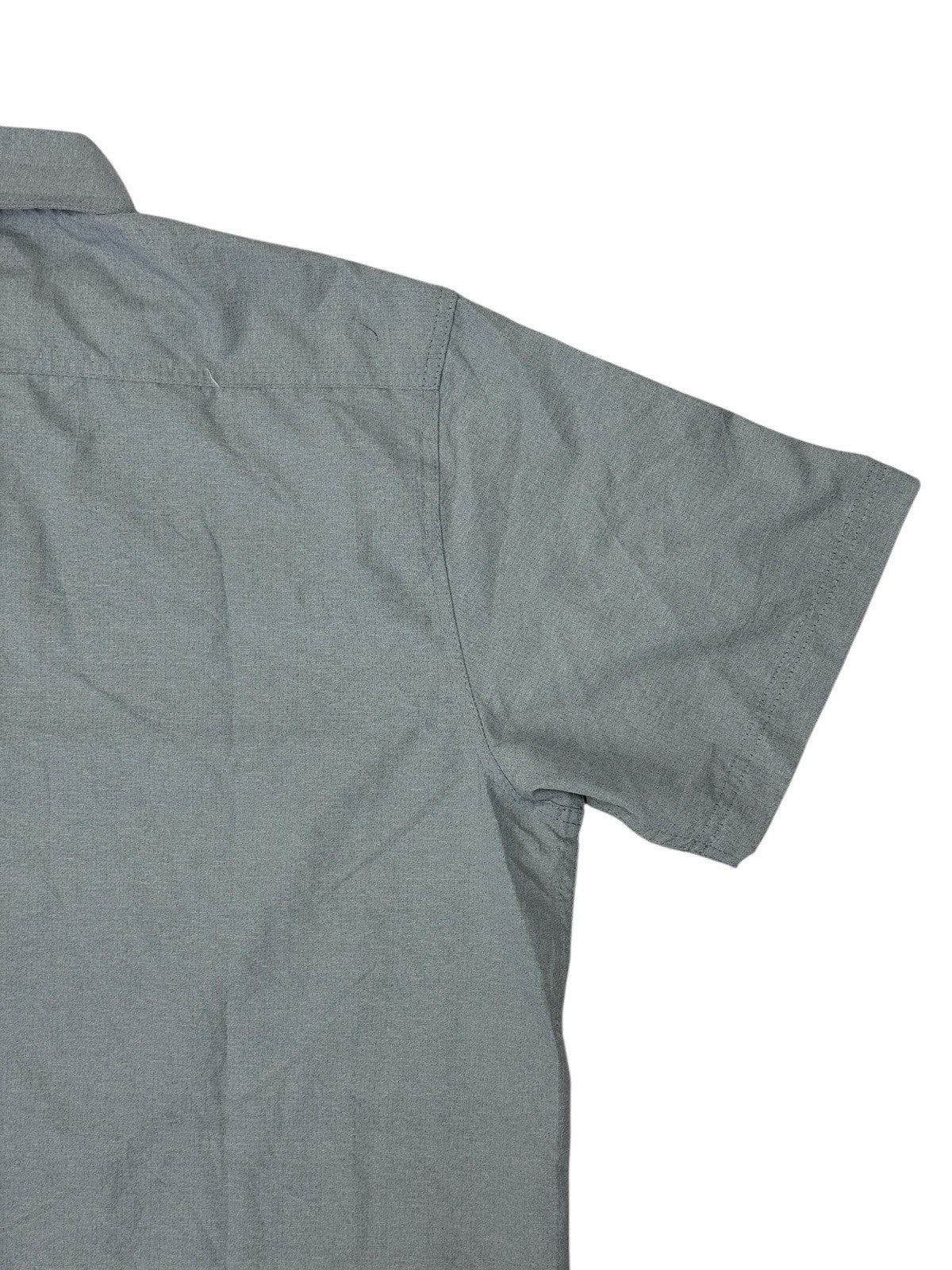 Wrangler Outdoor Grey Regular Fit Short Sleeve Collared Shirt XL