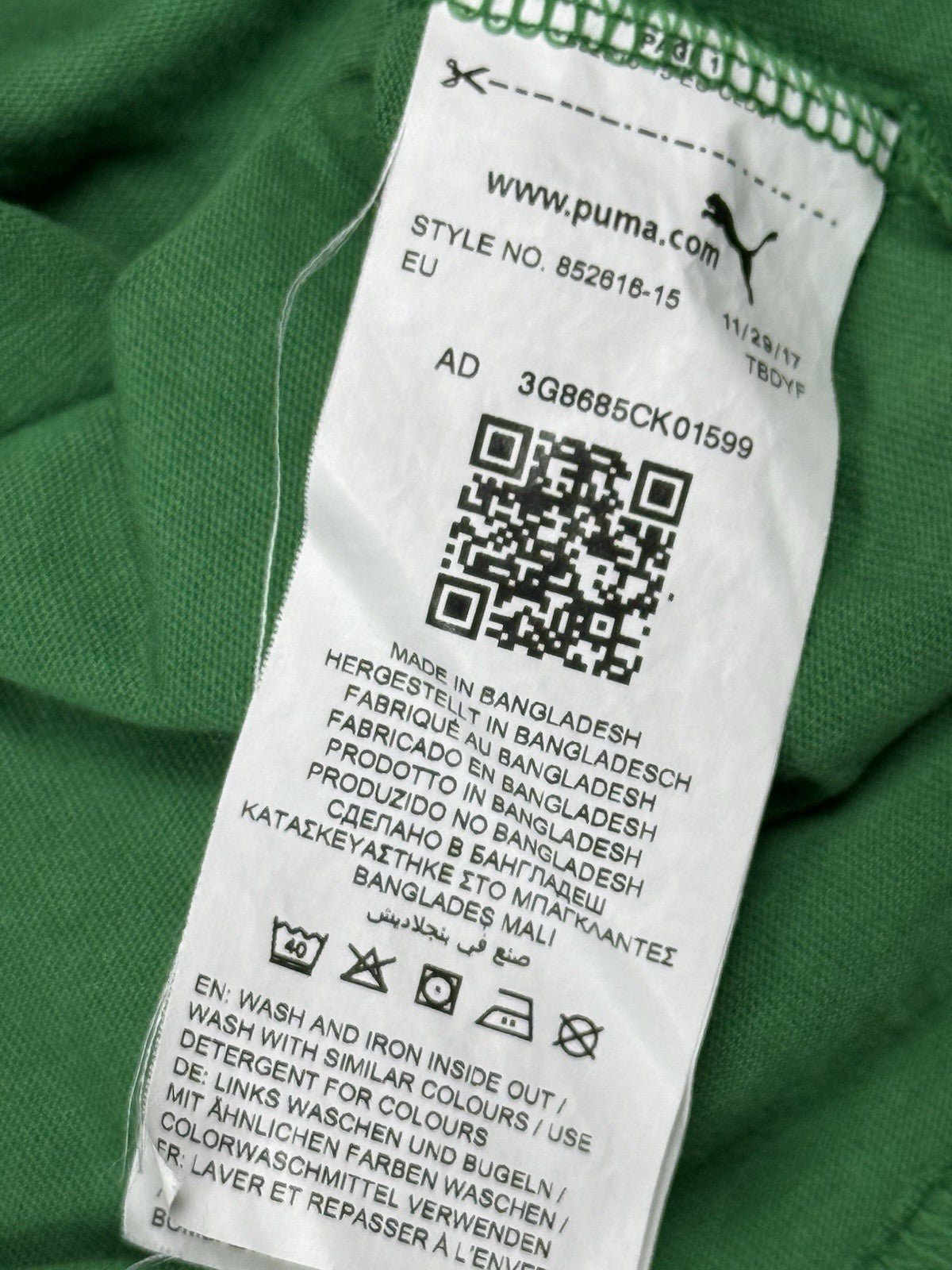 Puma Green Big Cat Top Medium