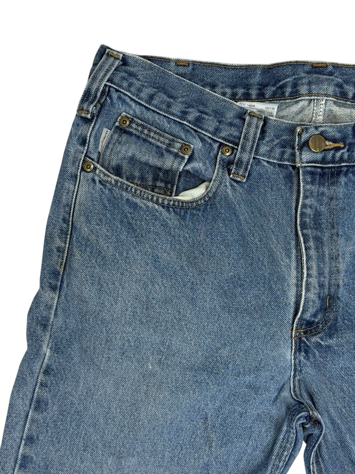 Carhartt Blue Denim Jeans 34W 30L