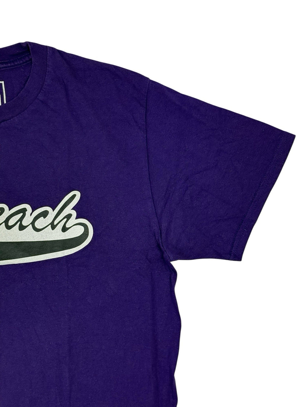 Westbeach Purple Printed Logo Top Medium