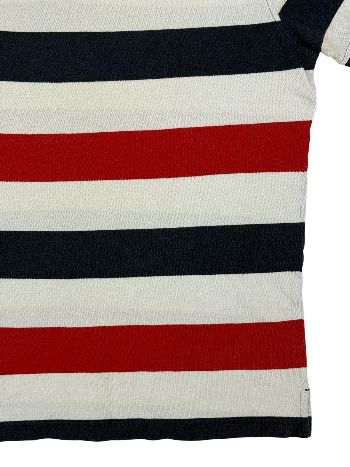 Tommy Hilfiger Retro Multicoloured Striped Polo Top XL