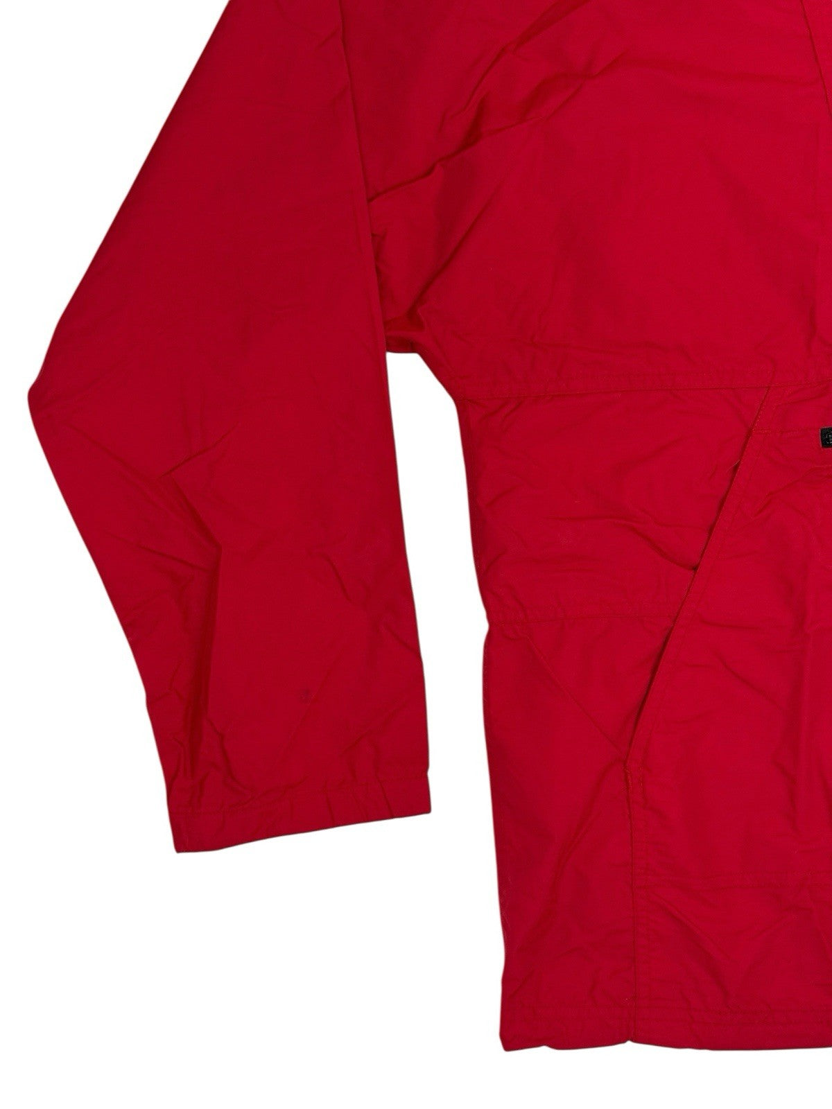 LL Bean Retro Red Pullover Anorak Poncho Large