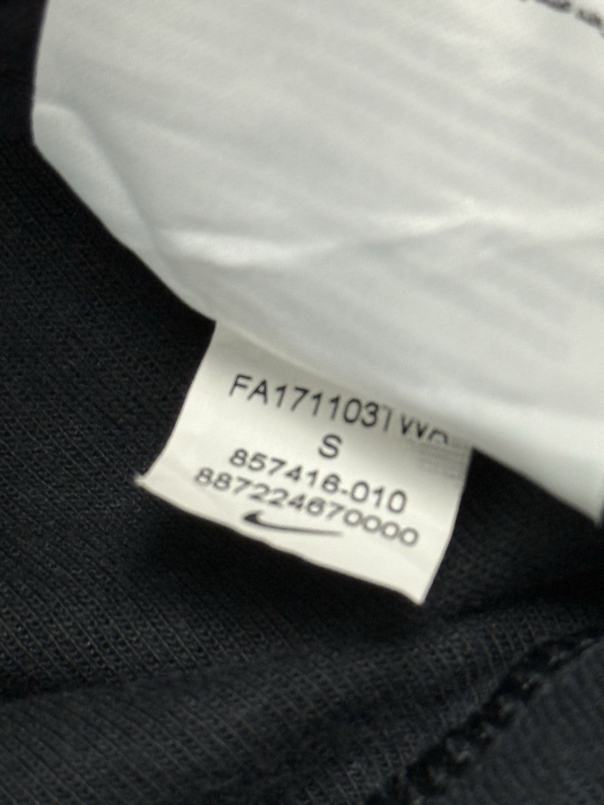 Nike Black Zip Hoodie Jacket Small