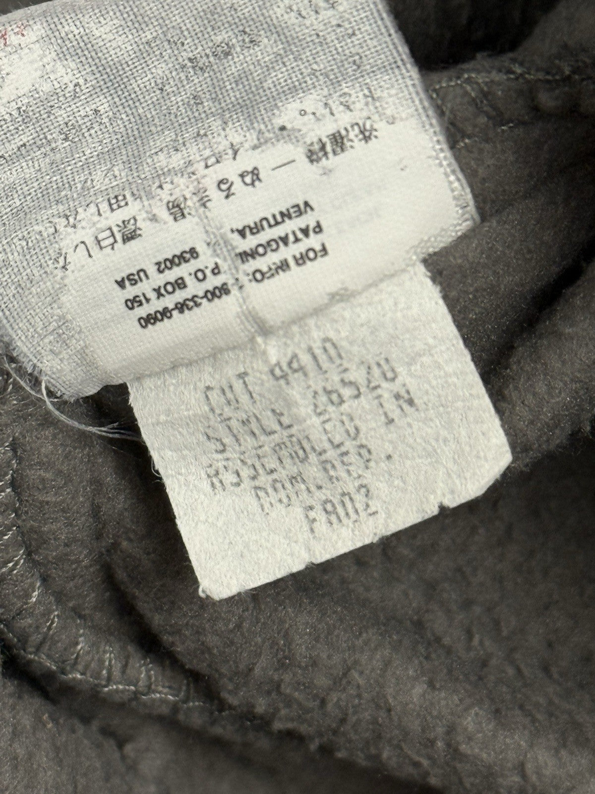 Patagonia Grey Retro Synchilla Fleece Pullover Jumper XL