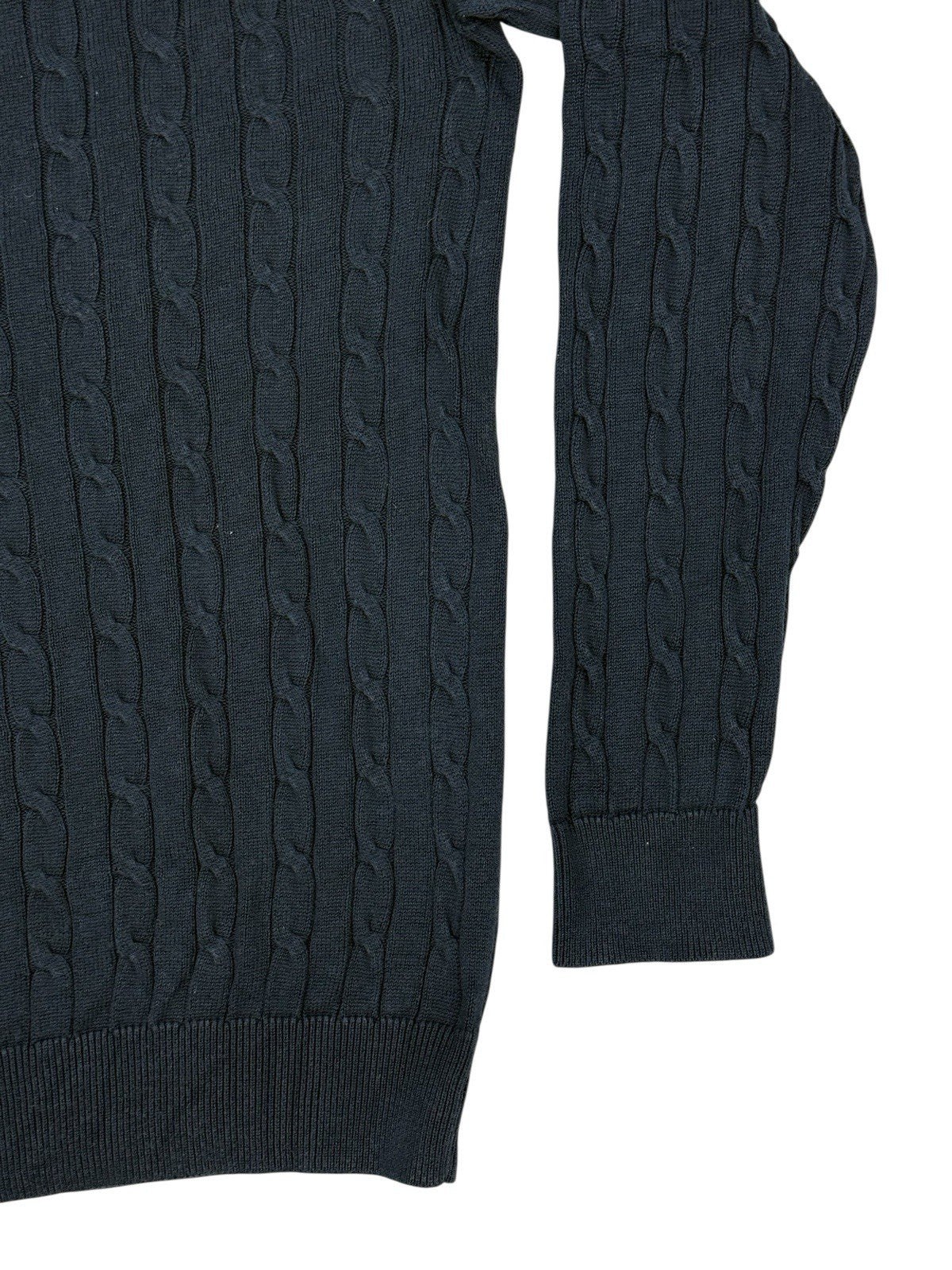Racing Green Blue Knit Cotton Jumper Small
