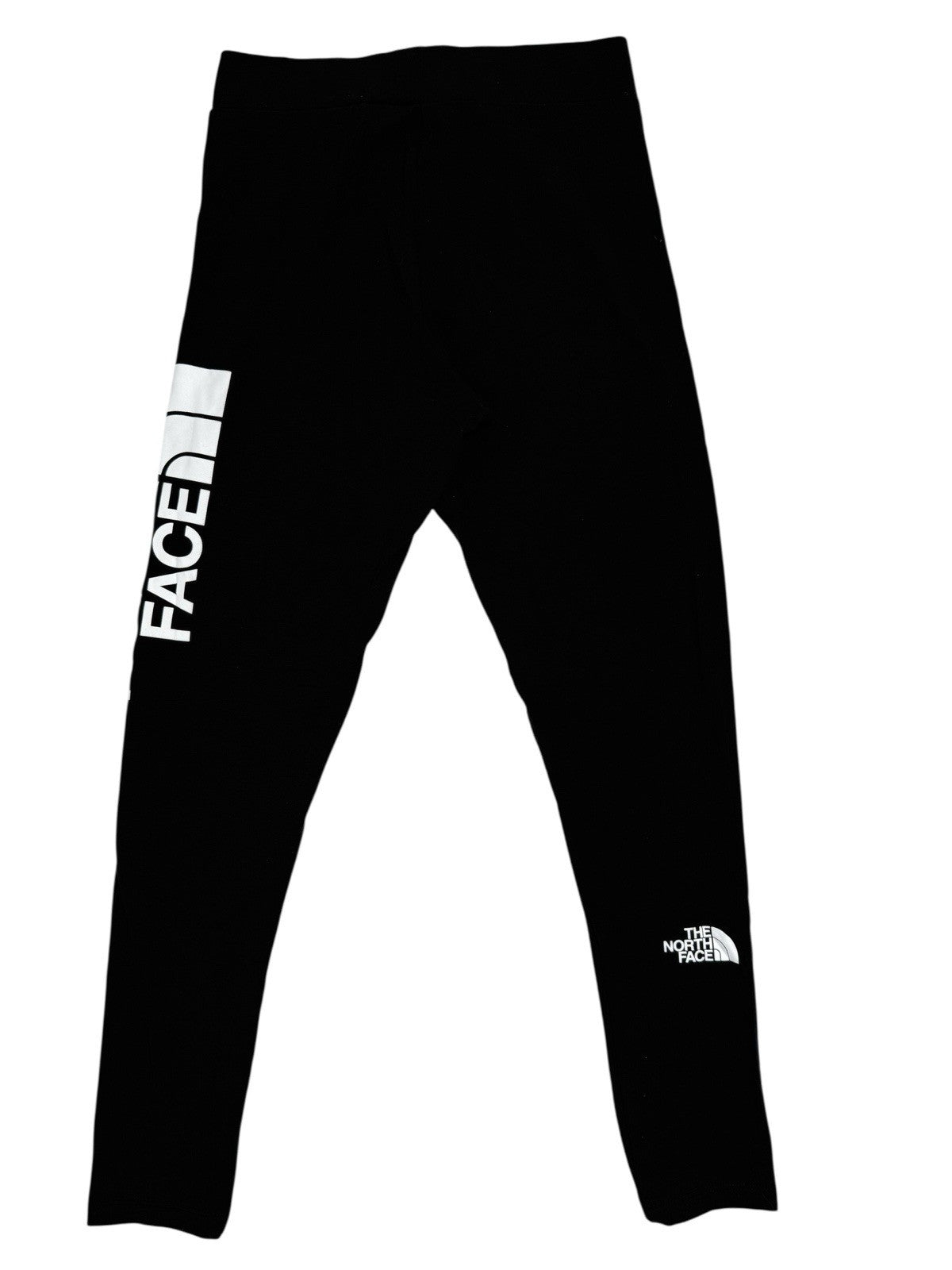 The North Face Black Big Logo Printed Leggings Youth Large