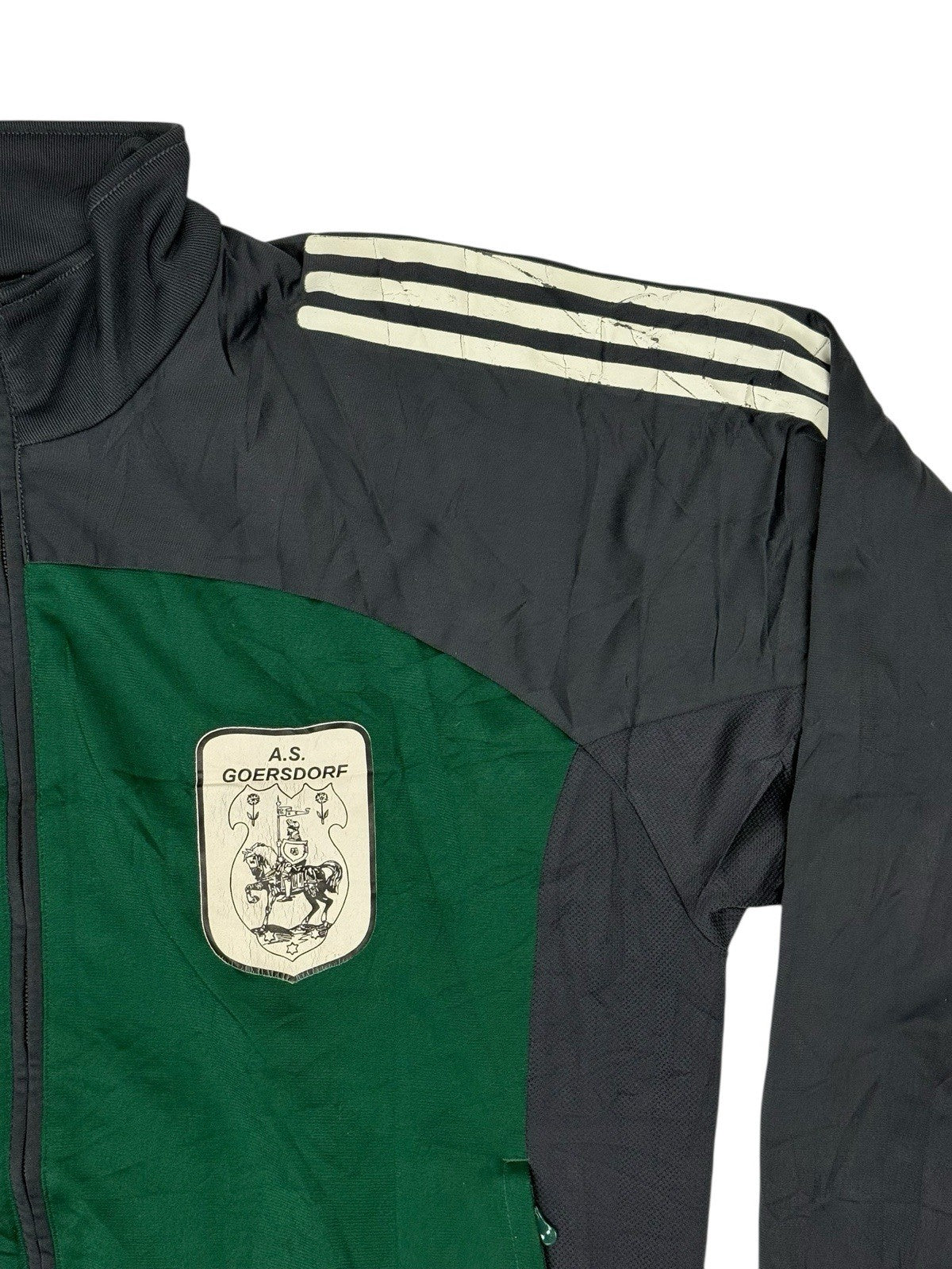 Adidas Vintage A.S. Goersdorf Zip Track Jacket Medium