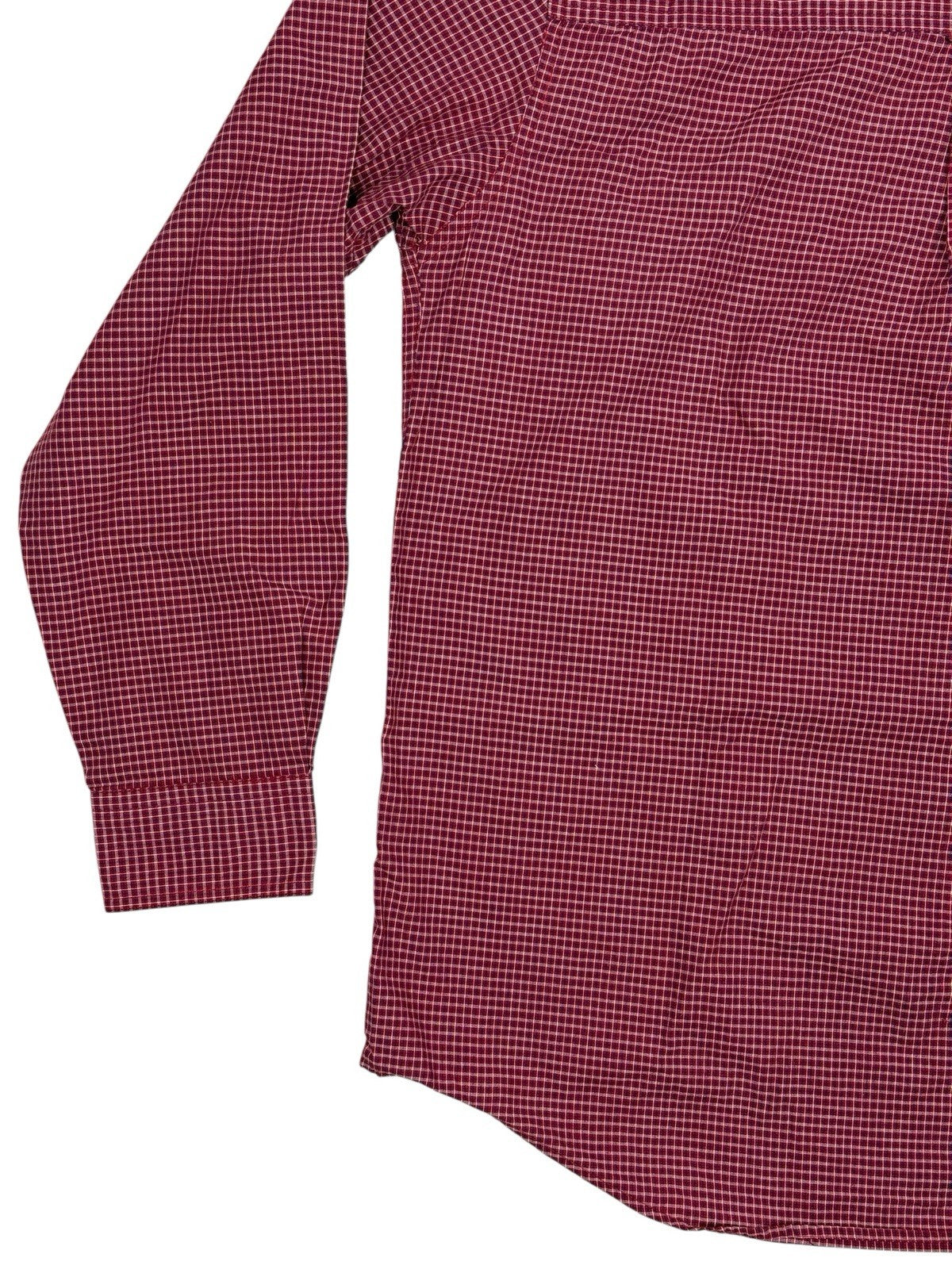 Chaps Red Check Collared Shirt Medium