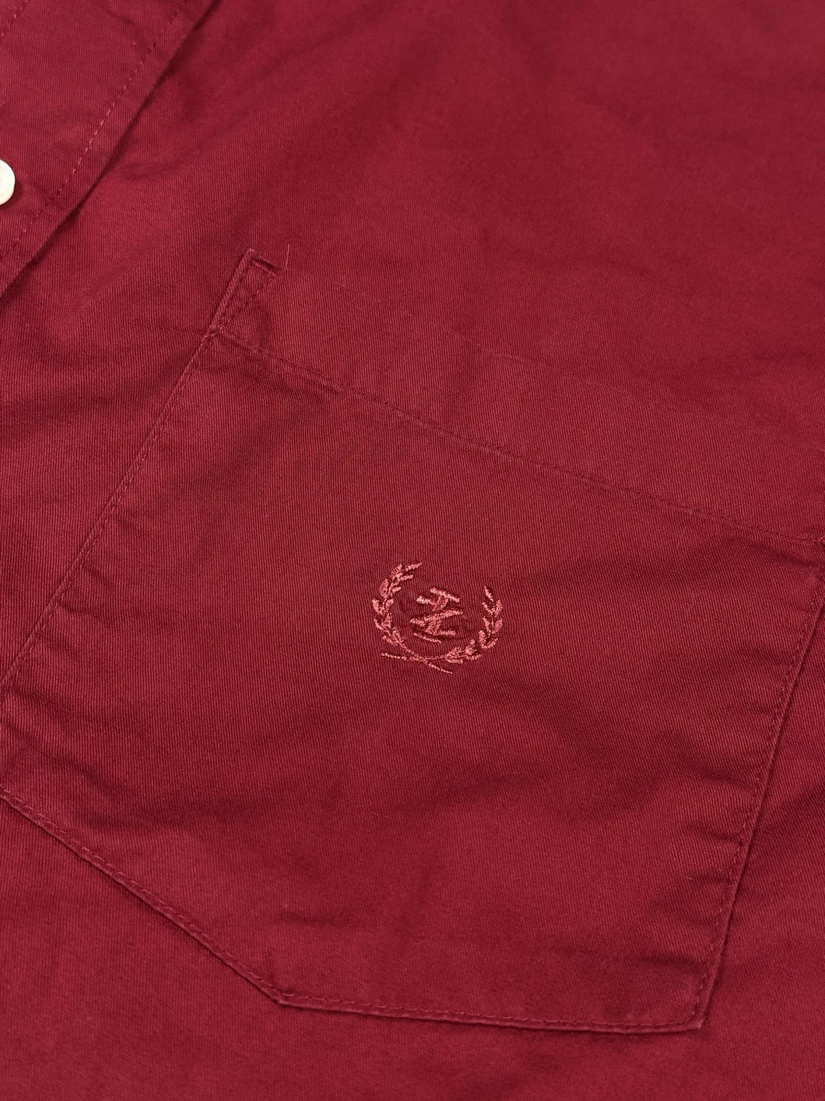 IZOD Retro Red Button Up Collared Shirt 2XL