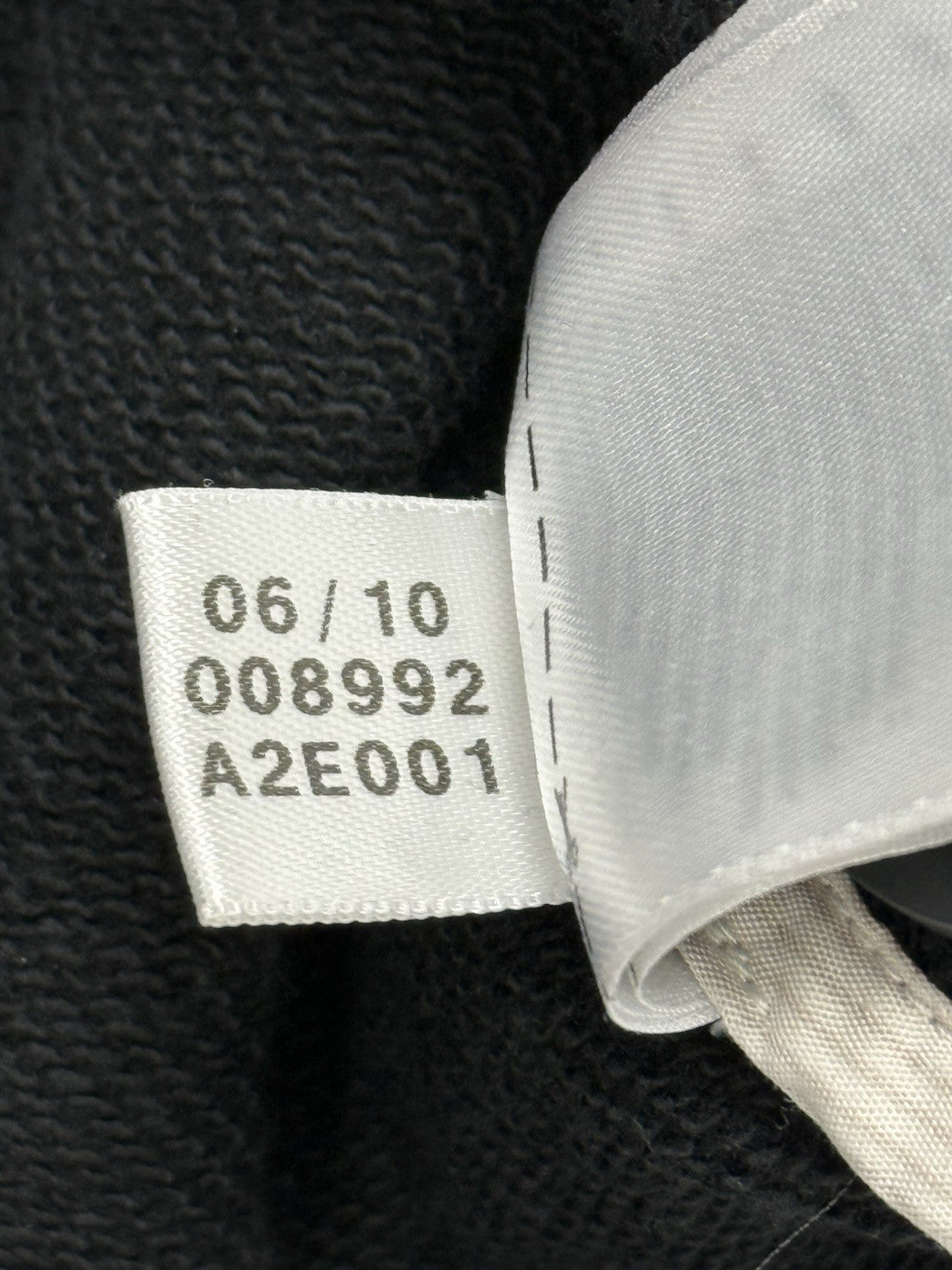 Adidas Black Hooded Coat Large