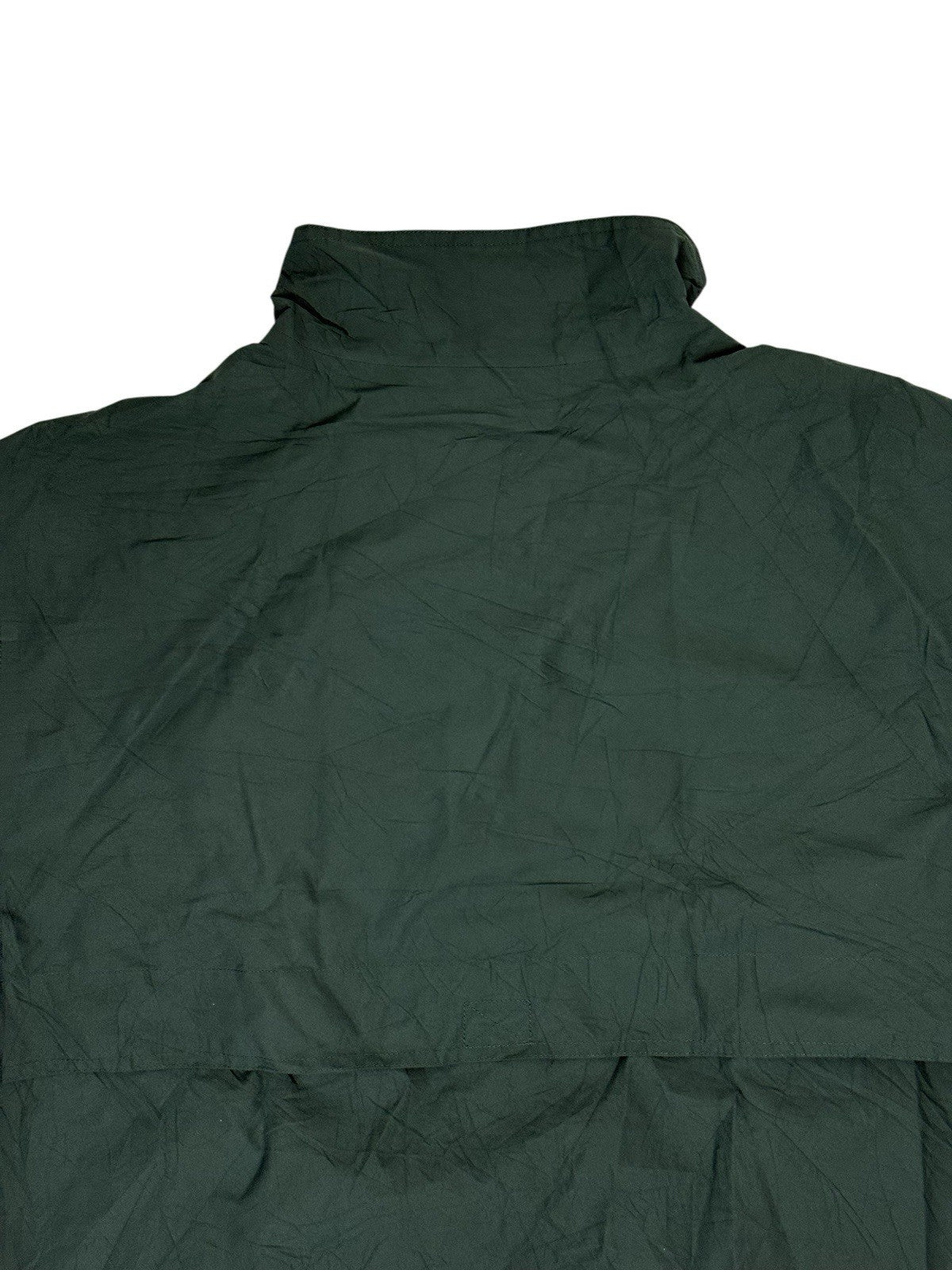 LL Bean Green Retro Zip Windbreaker Jacket XL