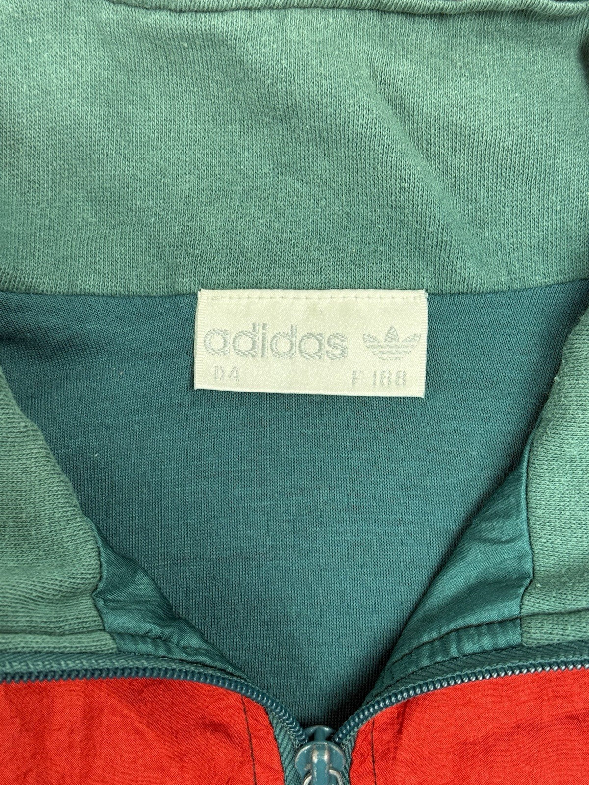 Adidas Vintage Explosive Reaction Patterned 1/4 Zip Jumper Small