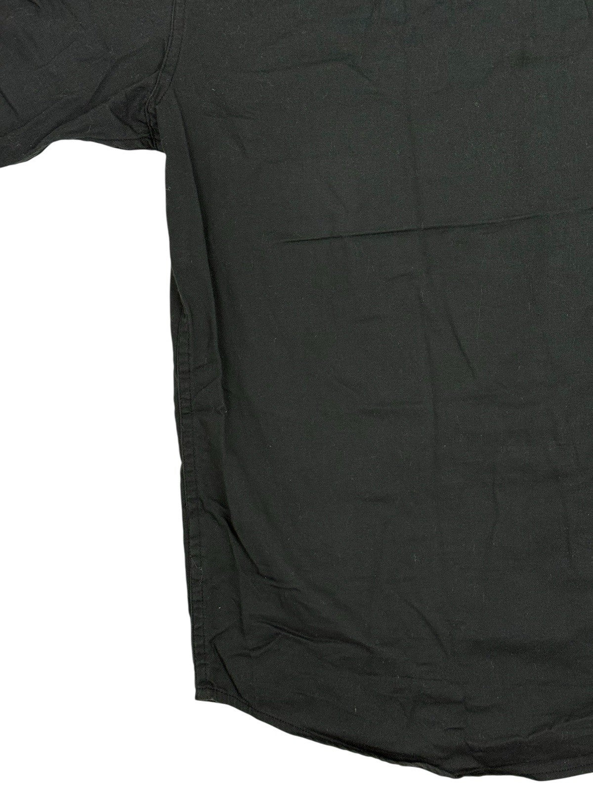 Wrangler Black Flex Comfort Short Sleeve Collared Shirt Medium