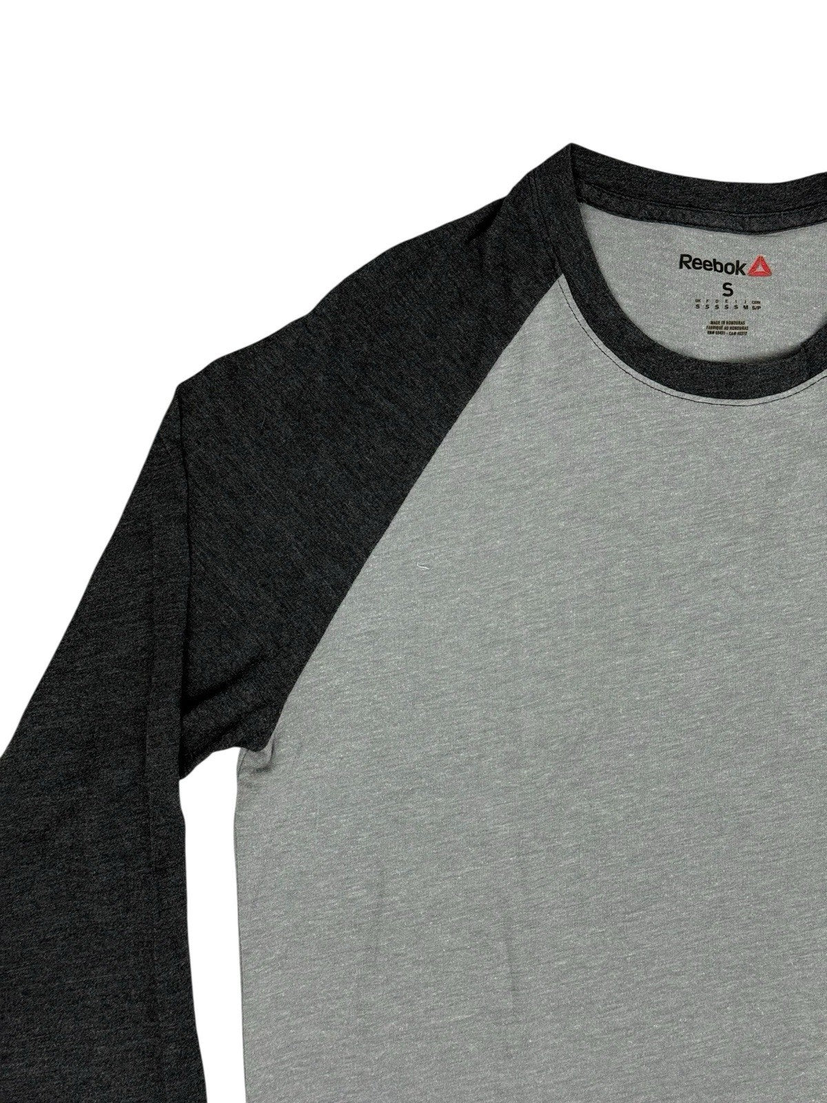 Reebok Grey 3/4 Long Sleeve Top Small