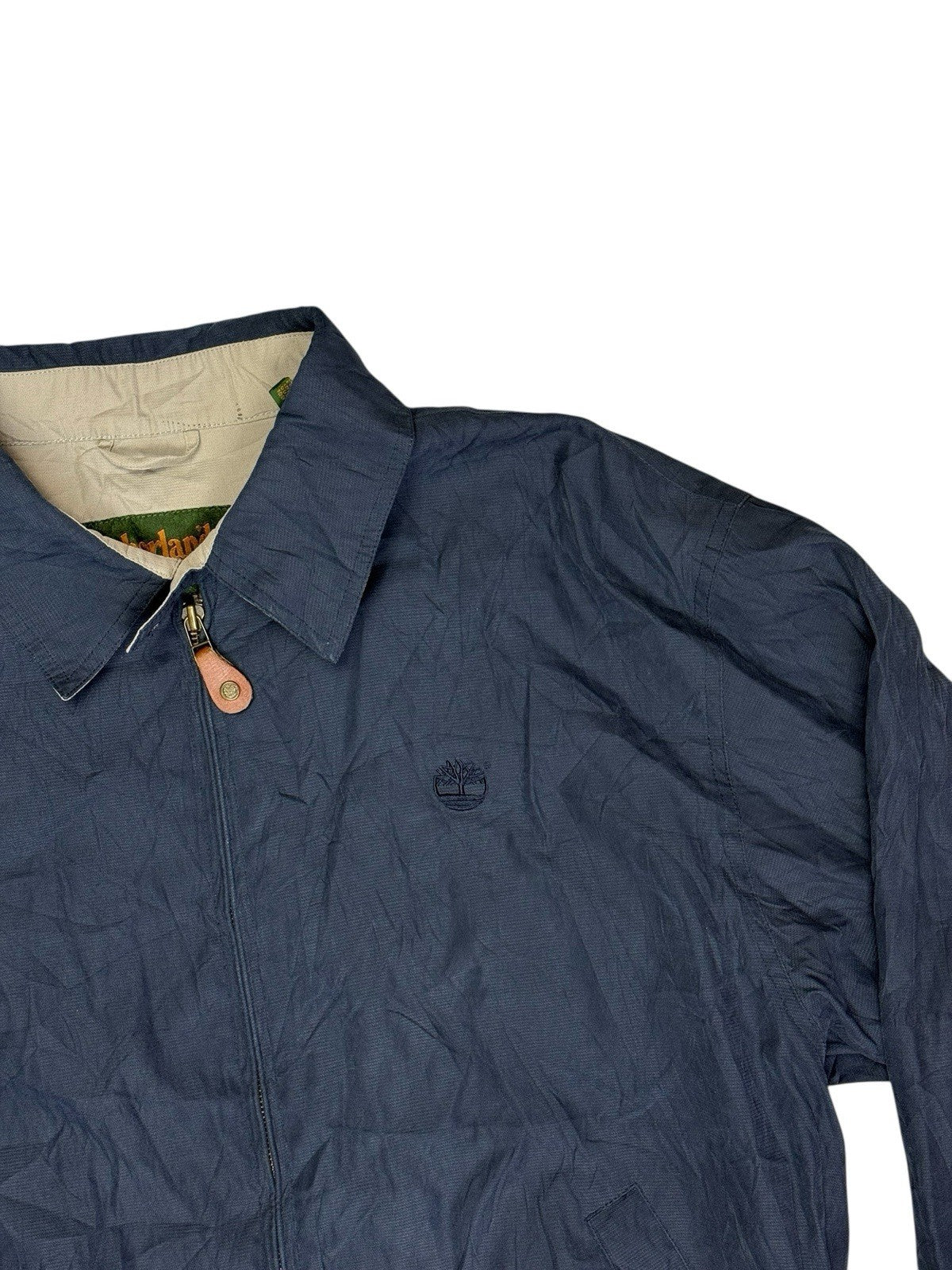 Timberland Blue Weathergear Zipped Collared Jacket Medium