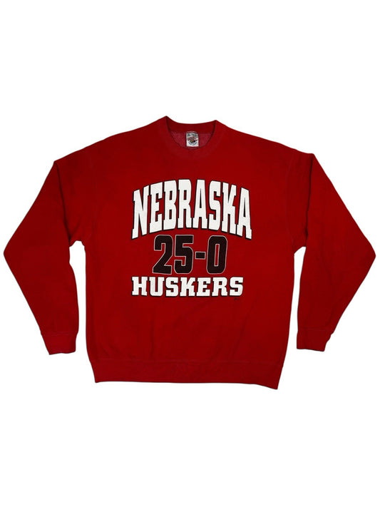 Nebraska Huskers Red Fruit of the Loom Retro Jumper XL
