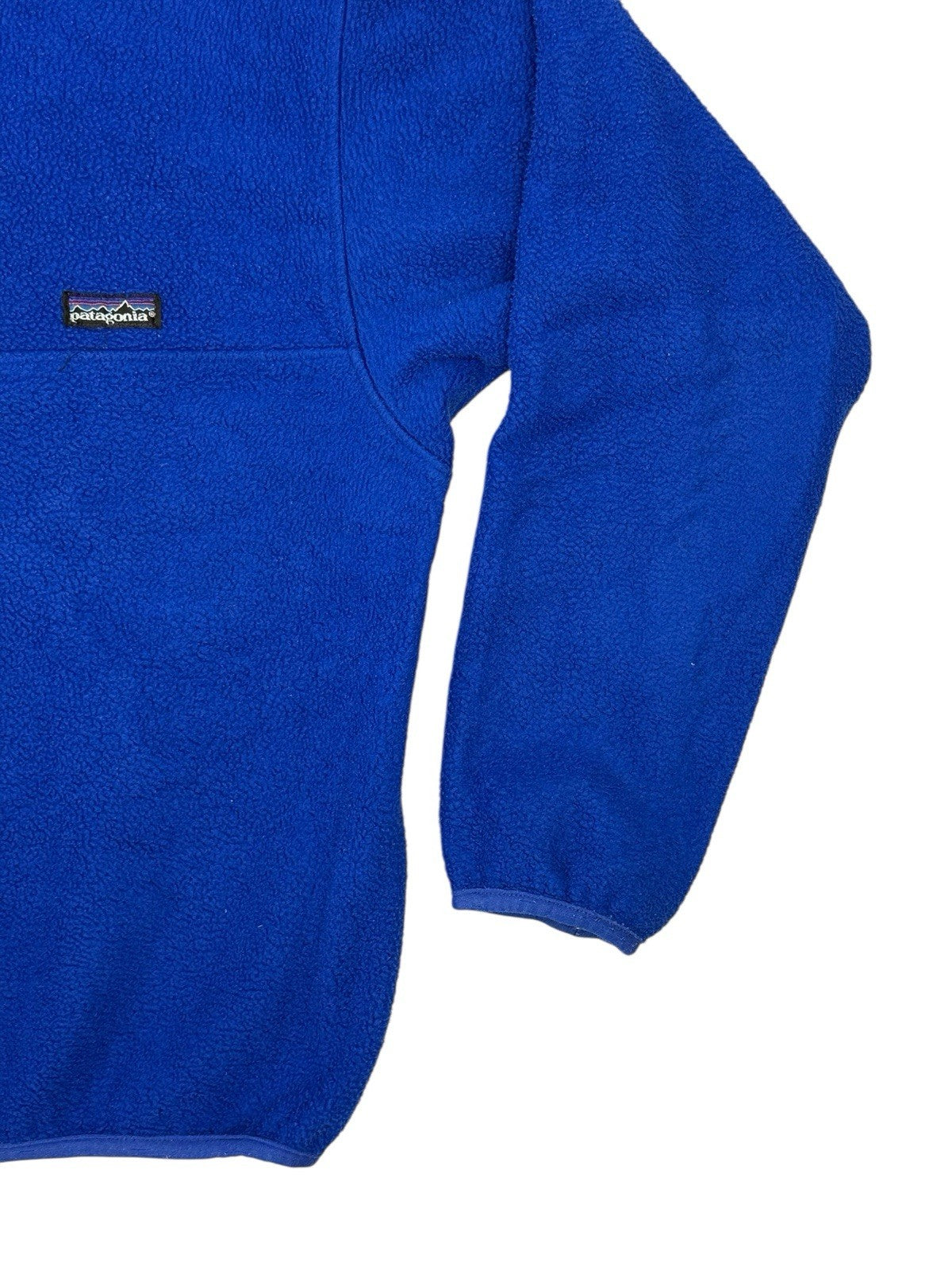 Patagonia Blue Retro Snap Fleece Jumper Size 12