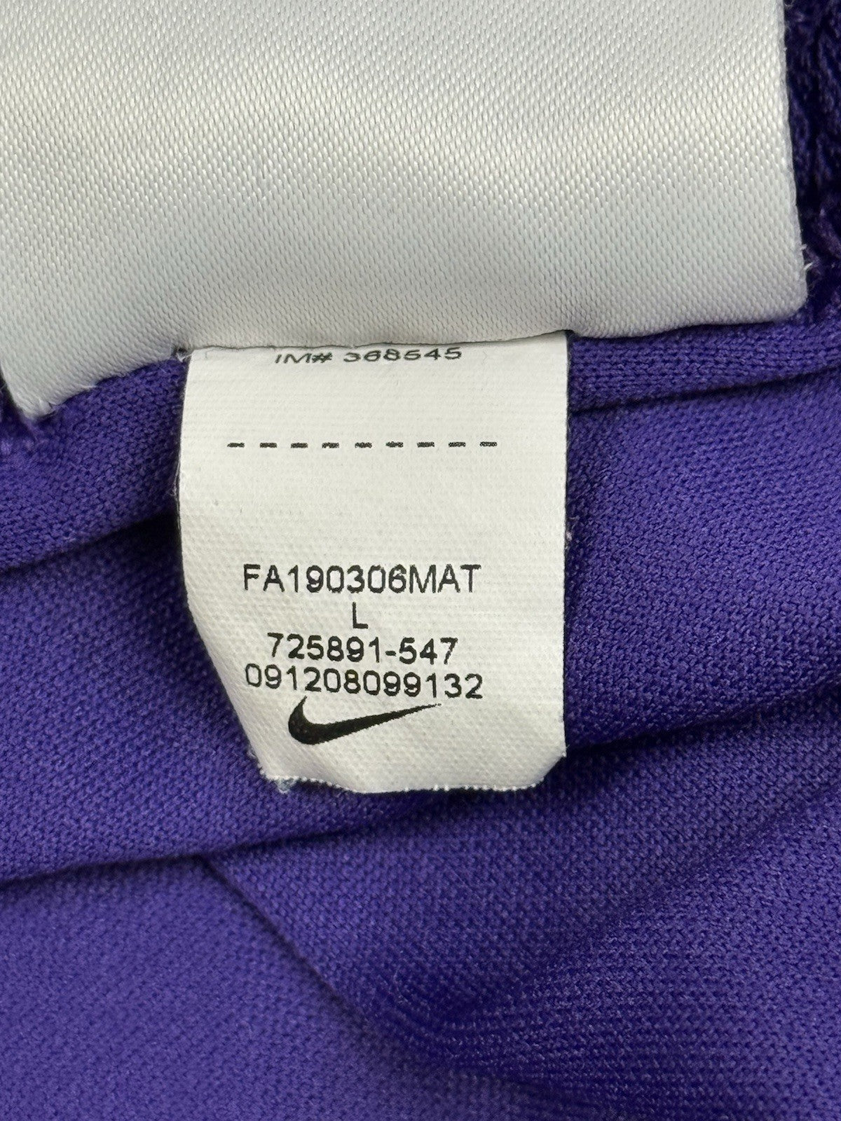 Nike Purple Park VI Top Large