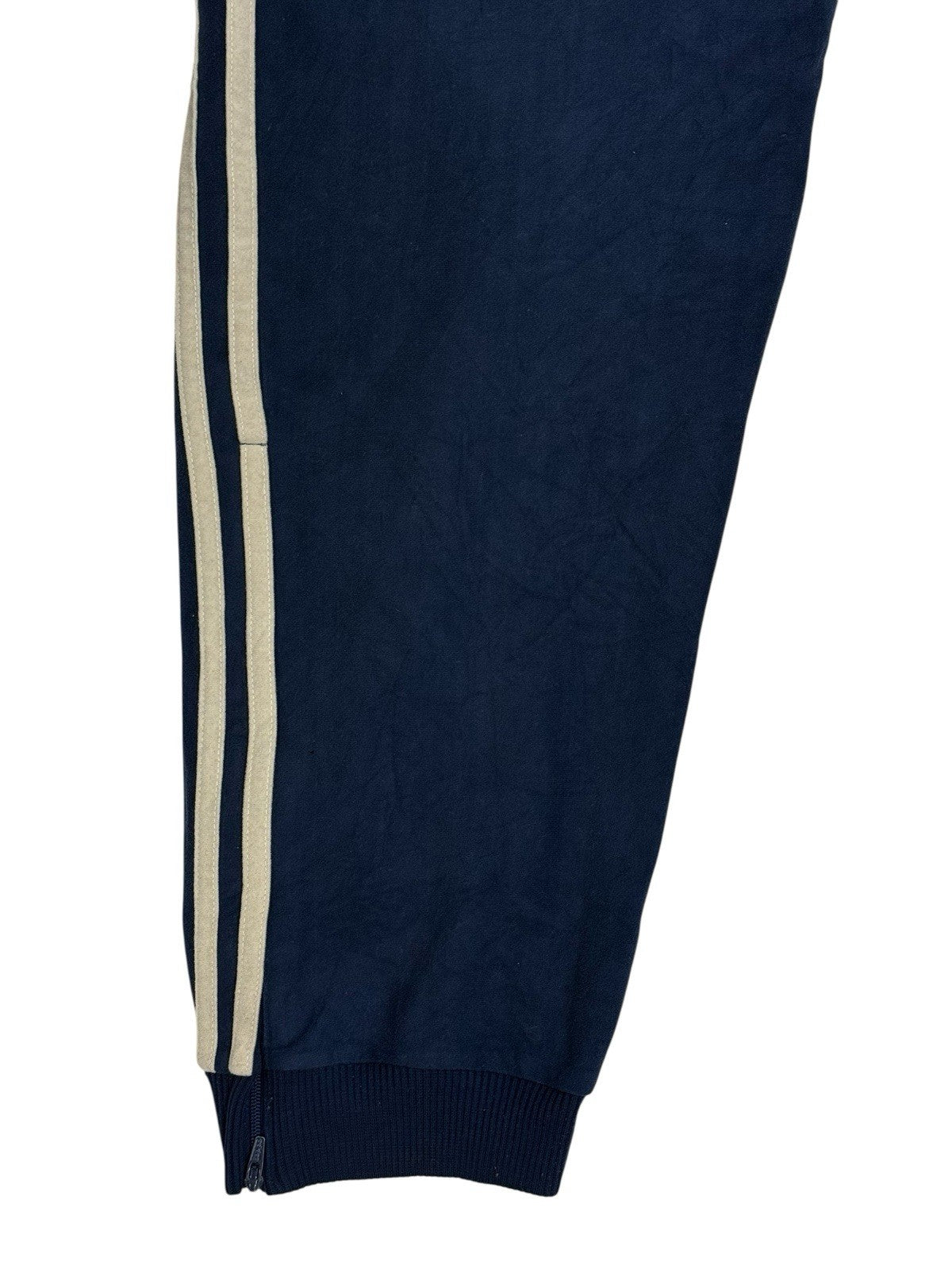 Adidas Vintage Blue Velour Tracksuit Bottoms XL 40W