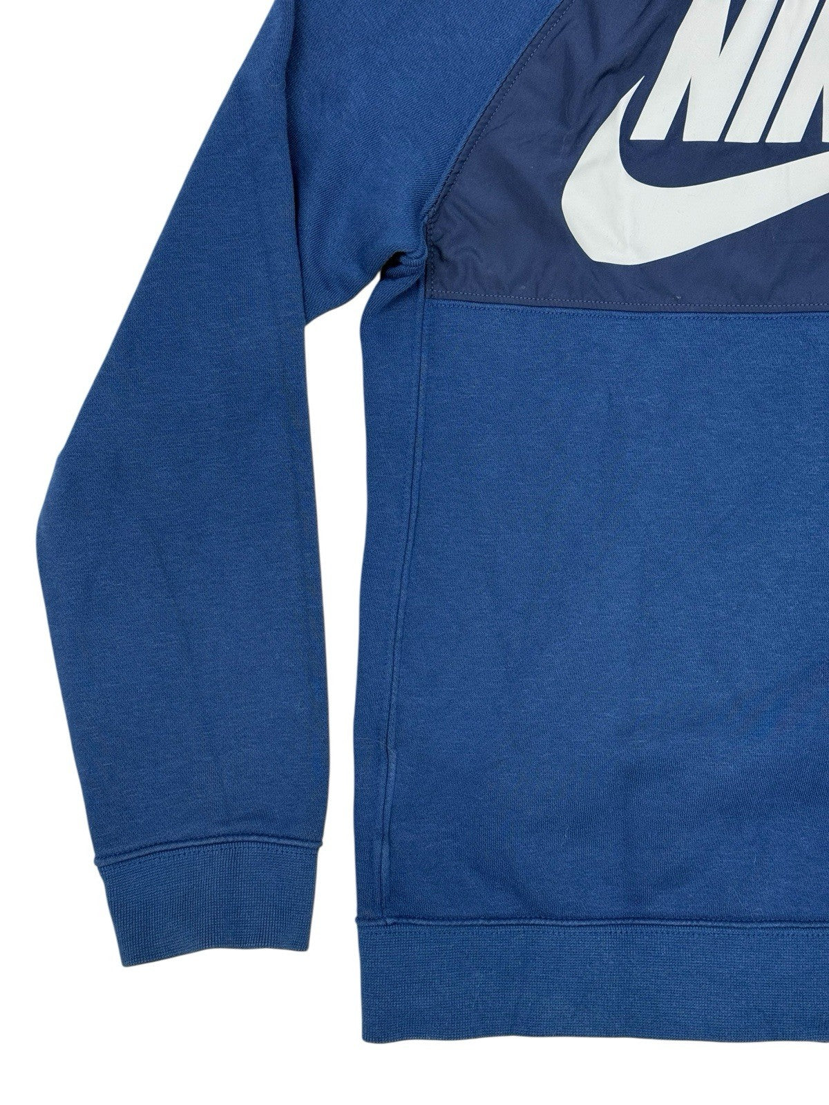 Nike Blue Zip Hooded Jacket Size Youth Medium