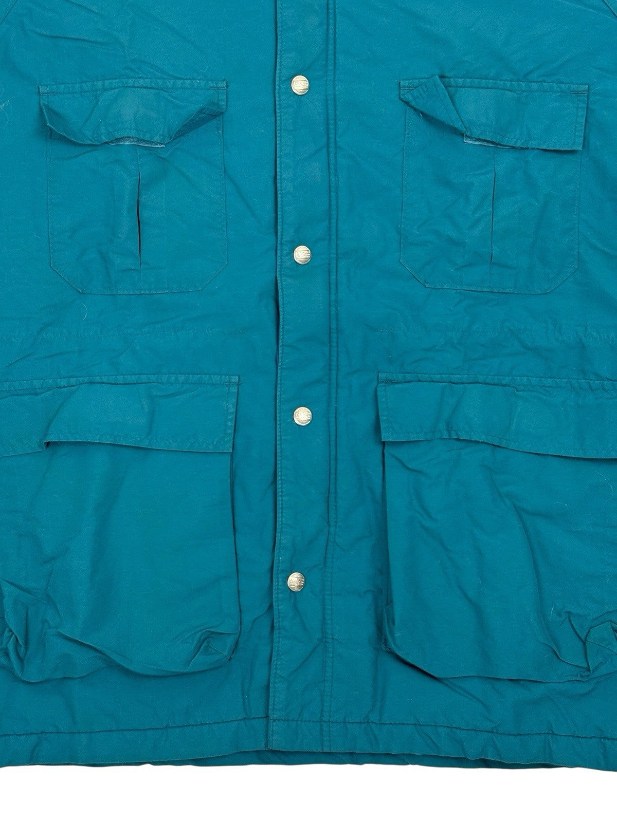 LL Bean Vintage Green Baxter State Parka Zip Jacket Large