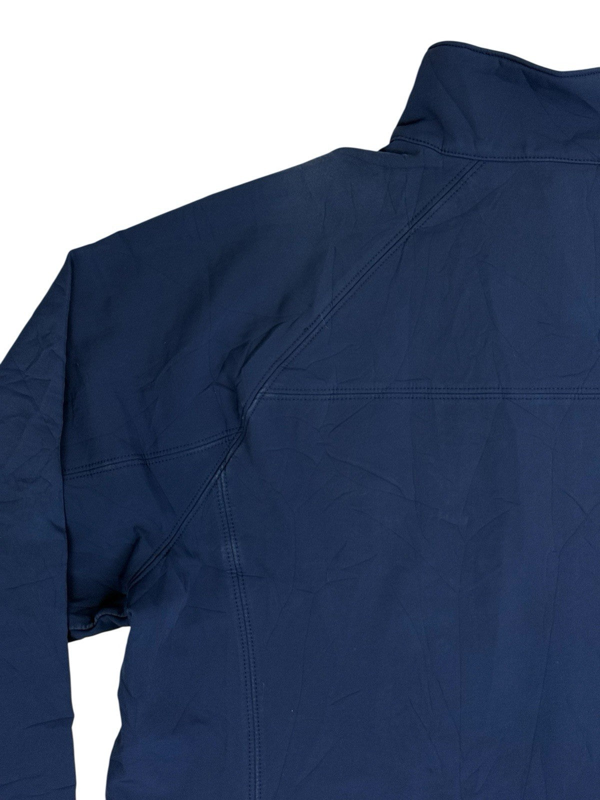 LL Bean Blue Softshell Fleece Lined Jacket XL