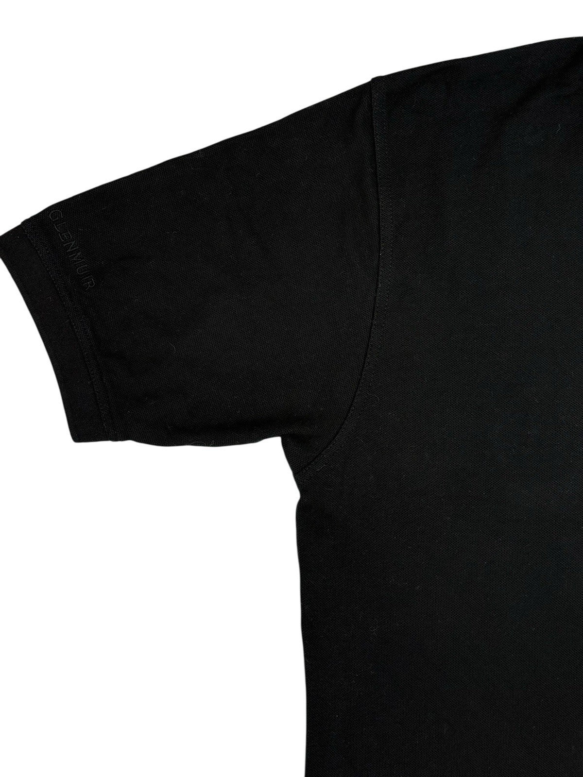 Glenmuir Black Cotton Motherwell FC Polo Top Medium