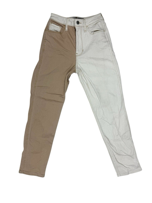 Hollister Two-Tone Ultra High Rise Mom Jeans 23W 27L